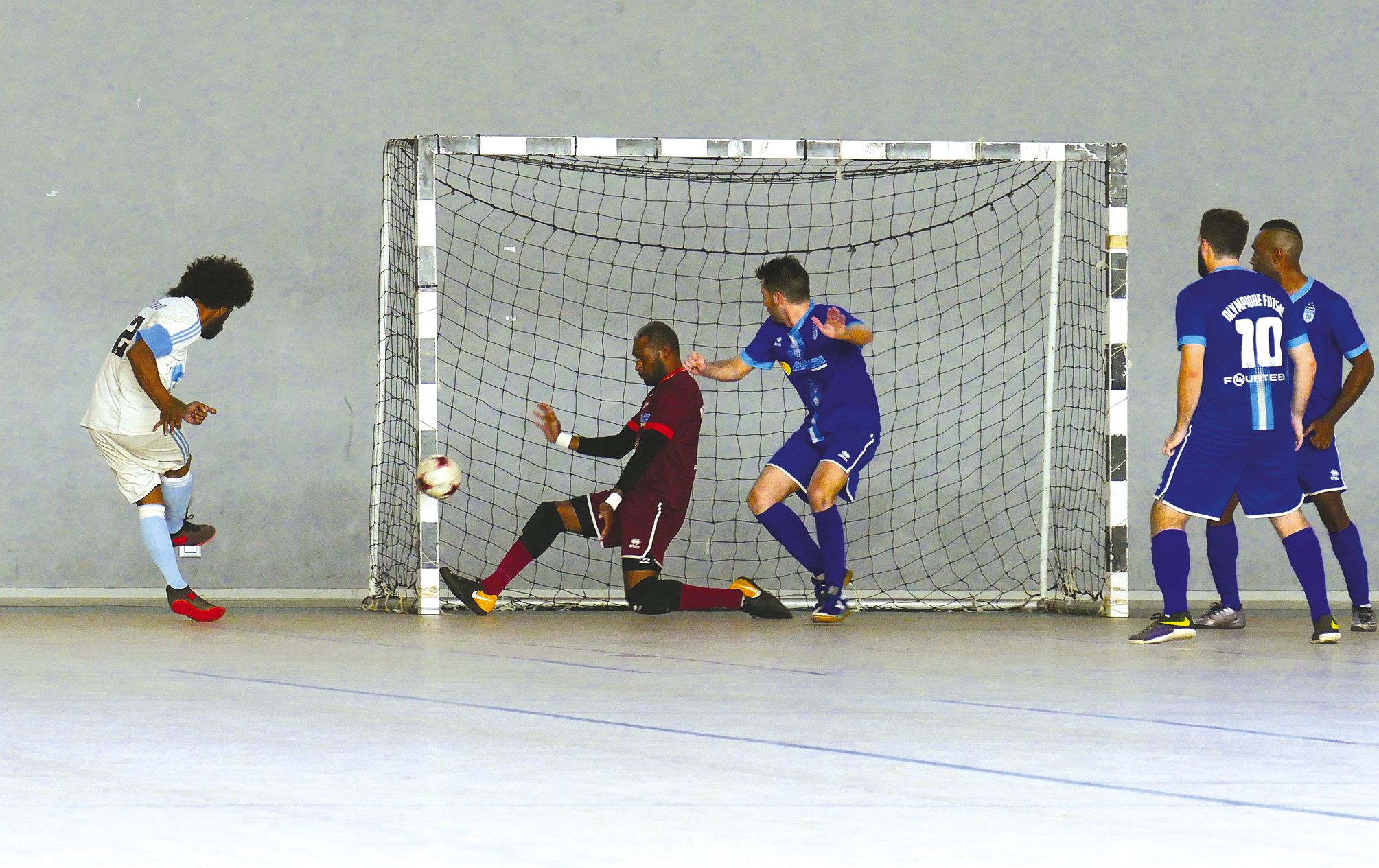 Kartier Nord a été efficace devant le but de l’Olympique de Nouméa.
