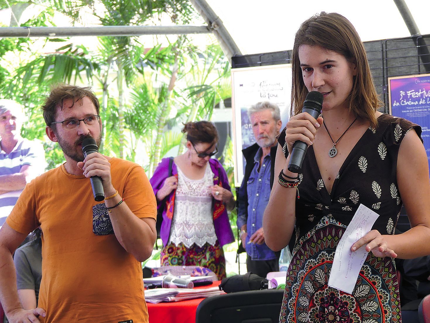 Frédéric Rabaud et Clotilde Gourdon ont présenté avec enthousiasme un projet baptisé 52 mètres plus tard. Photos J.T.