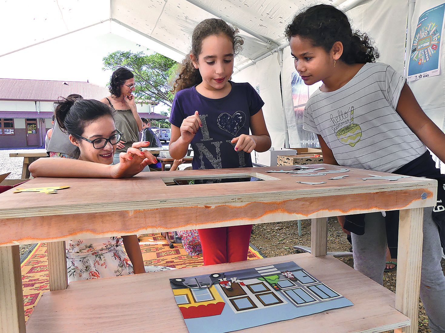 Pour attirer davantage de visiteurs, l’Espace culture Sud,  à La Foa, avait misé sur les animations, surtout pour les plus jeunes. Ils ont notamment pu s’initier à la « stop motion » grâce à l’association  Jeunes et toiles.