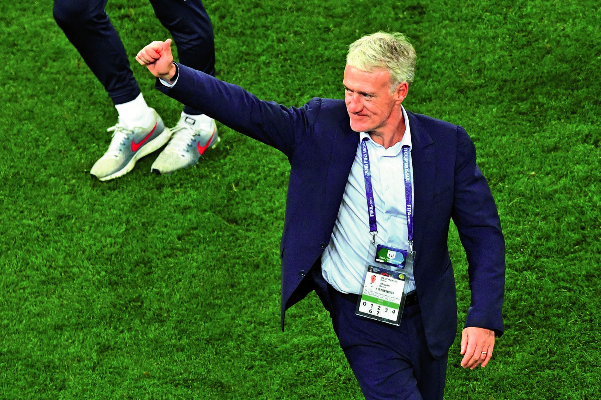 Didier Deschamps espère remporter une deuxième Coupe du monde.Photo AFP