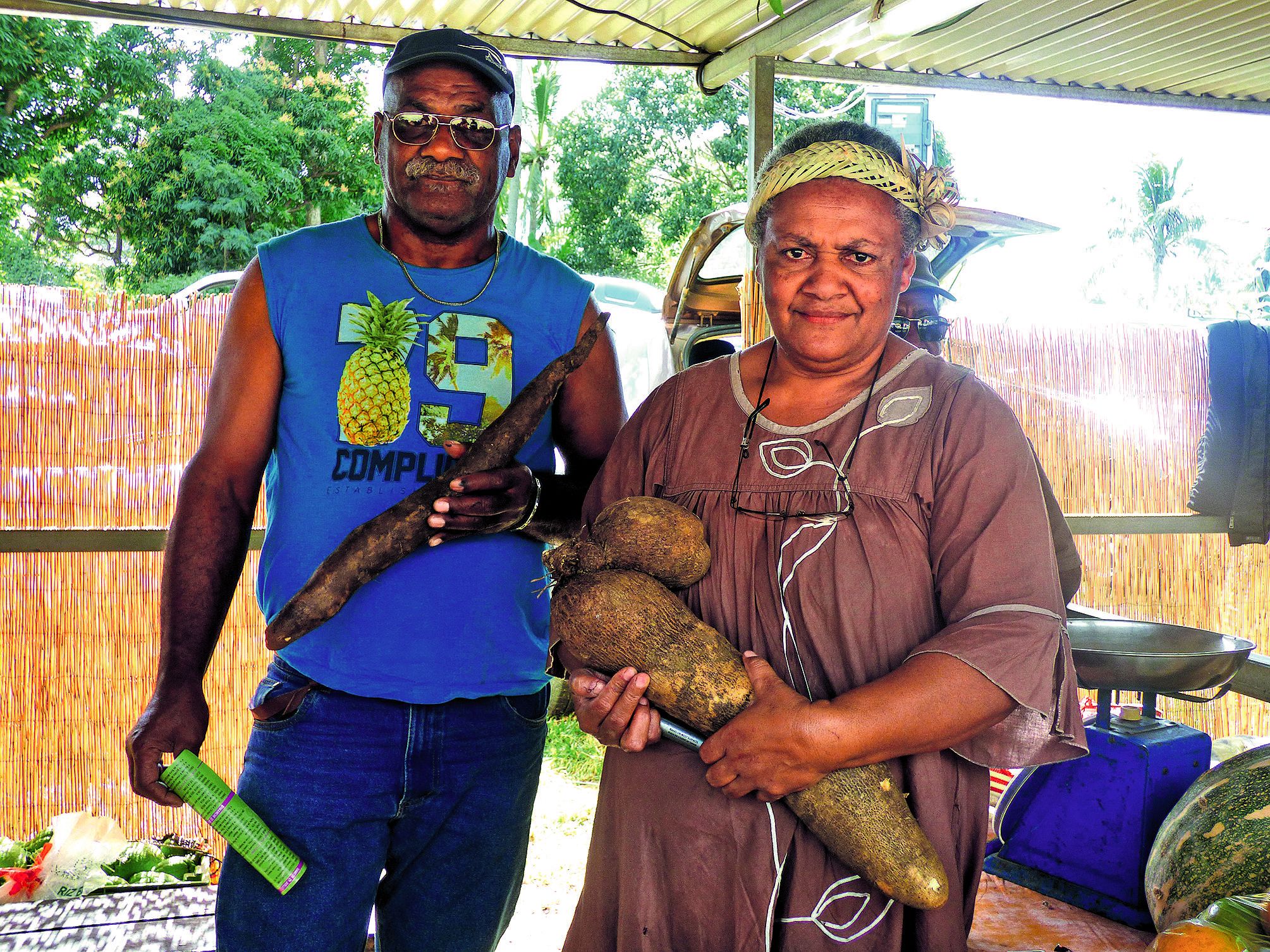 Les visiteurs sont venus s’approvisionner  en produits agricoles  et horticoles auprès  des habitants.
