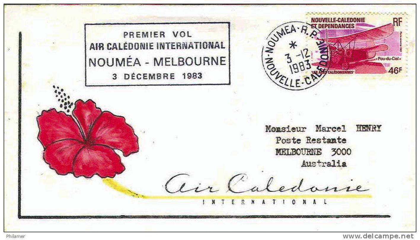 Le 3 décembre 1983, la compagnie « Made in Caledonia » transporte ses premiers passagers.  Le début de l’histoire pour Air Calédonie International qui commencera par une desserte vers Melbourne. Une destination toujours prisée par les Calédoniens. Photos 