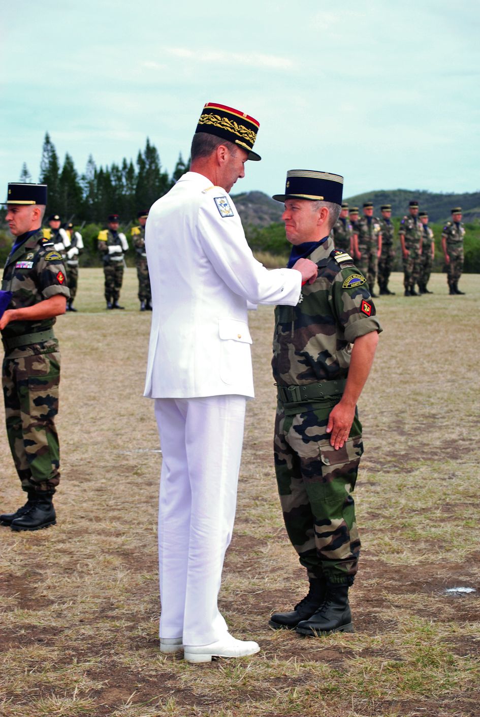 Le lieutenant-colonel Nicolas Baller a reçu la décoration  de la légion d’honneur.