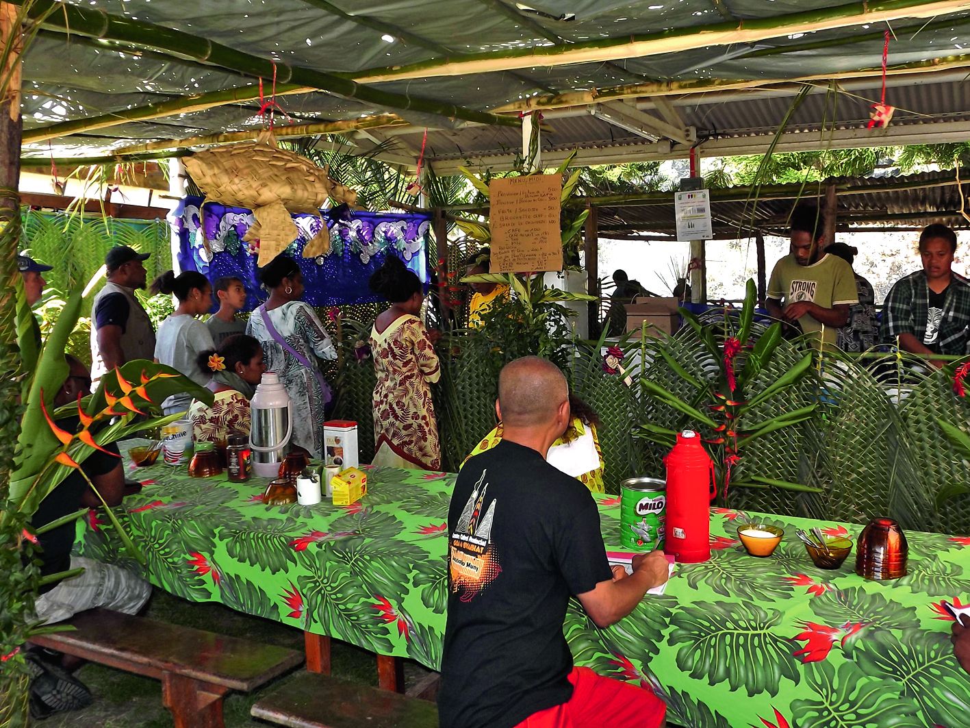 Il y avait l’embarras du choix du côté restauration, des brochettes aux salades en passant par les fritures, beaucoup de stands mettaient en avant les produits locaux.
