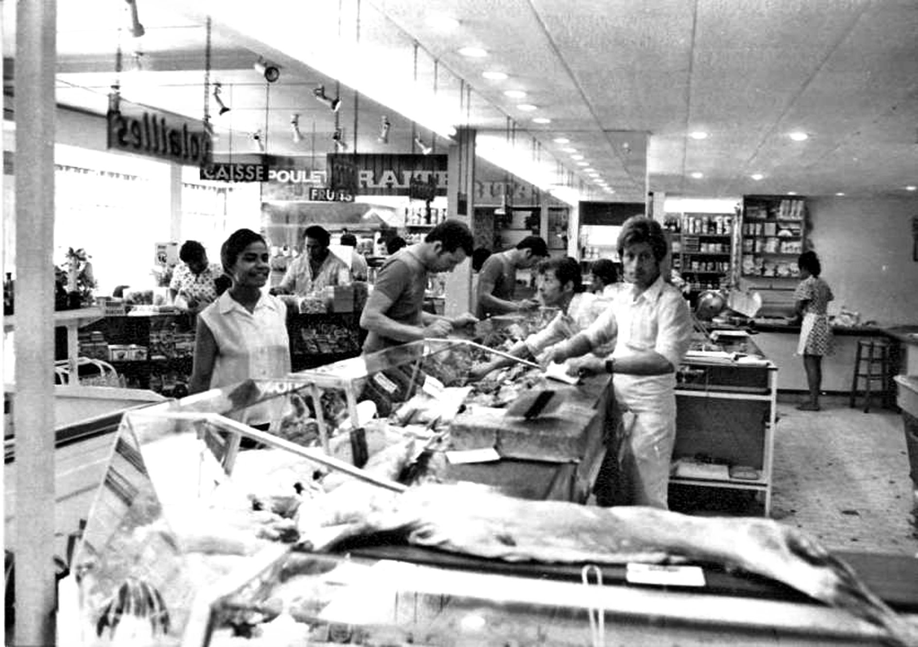Touskifau a commencé avec un espace boucherie  et charcuterie. Photo Archives LNC