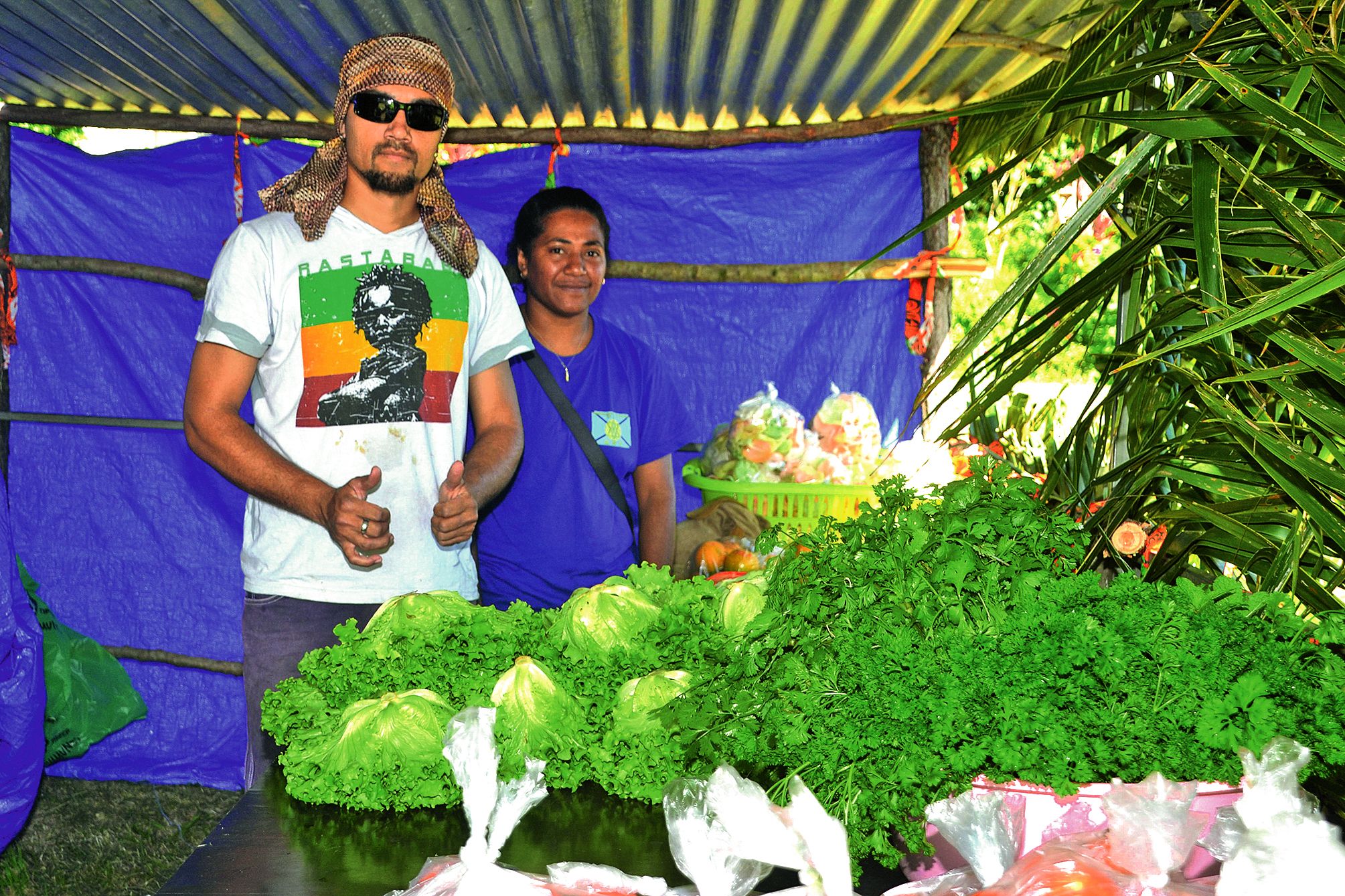 Ils ont entre 8 et 15 ans et ils forment le groupe Hyaok. Venus de Nouméa ils ont séduit dès les premières notes de leur répertoire. Marie-Laïmi (à gauche), 12 ans et une très jolie voix, a scotché le public avec son interprétation de Just an illusion. Il
