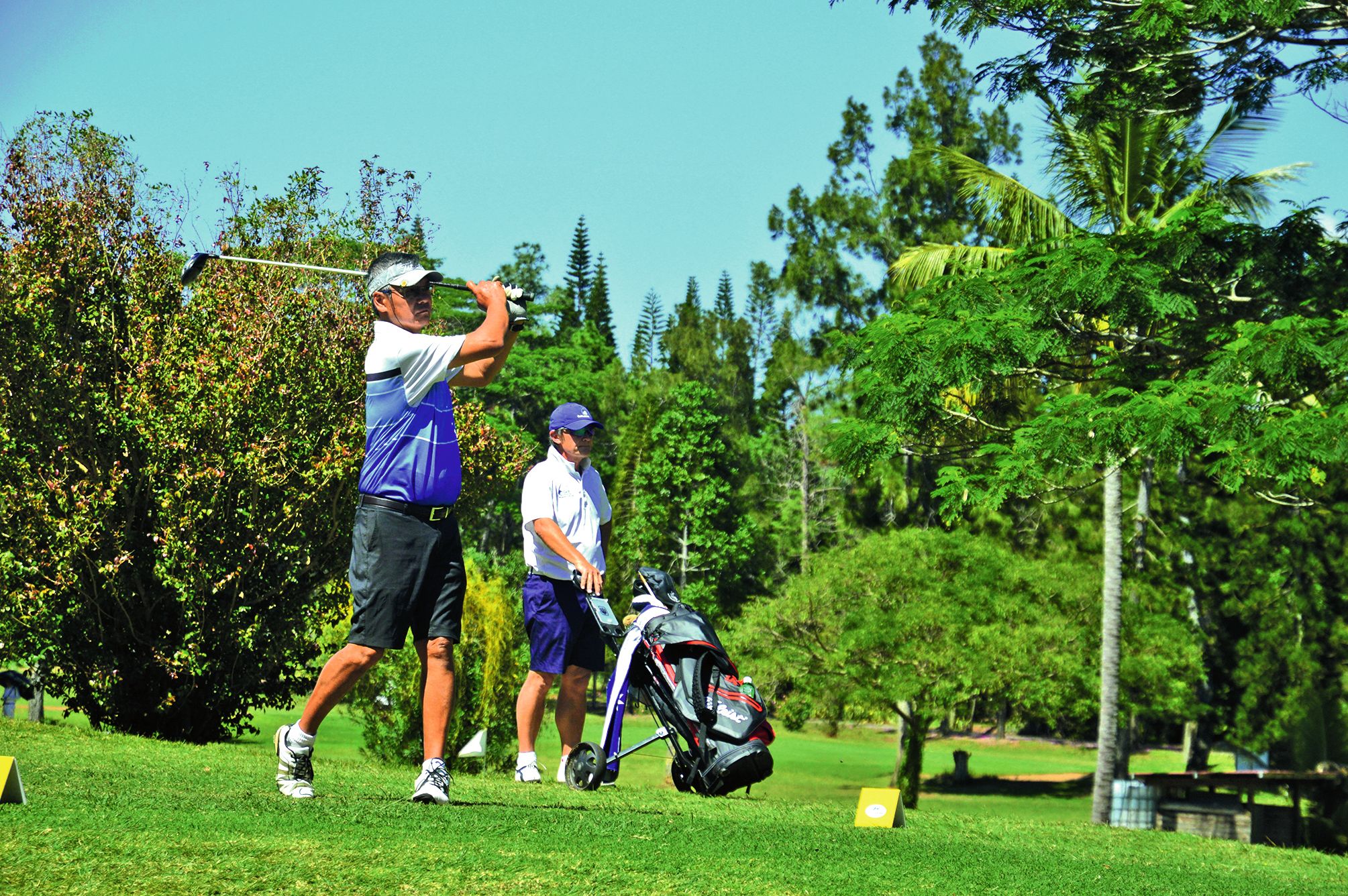 Christian Chung termine quatrième derrière les deux Australiens et Thierry Delathière. Photo MRB