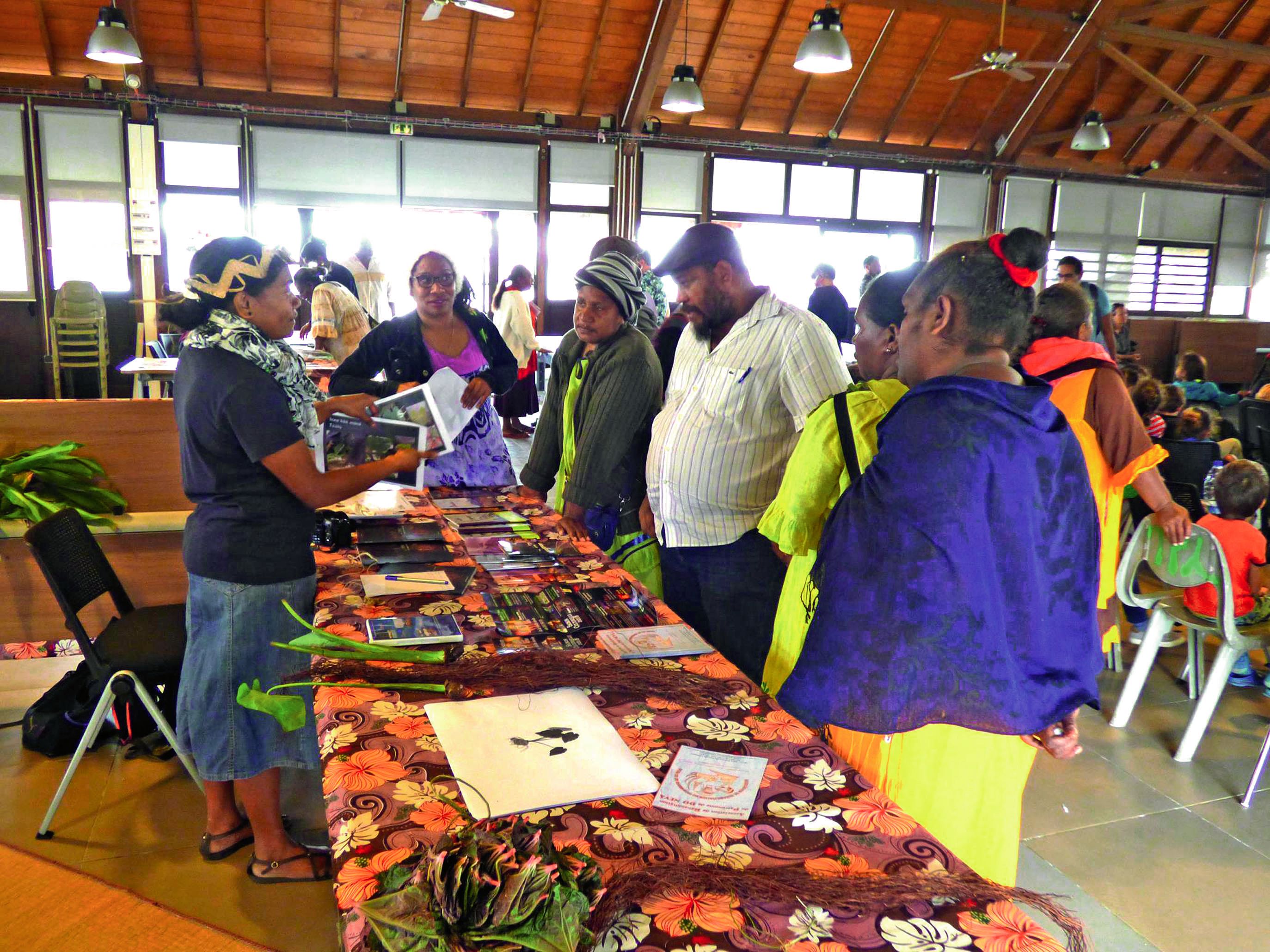 Les représentants de la province Nord ont proposé une exposition intitulée « Tami Toook » qui signifie « planter l’igname ou calendrier de l’igname ».