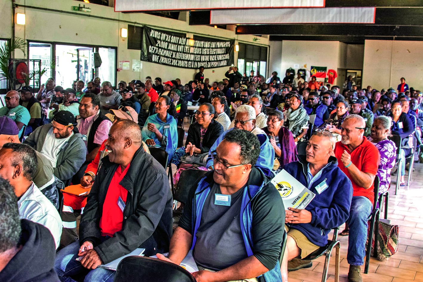 Plusieurs centaines de personnes étaient présentes hier. « On sera plus nombreux ce week-end », assure l’organisation. 