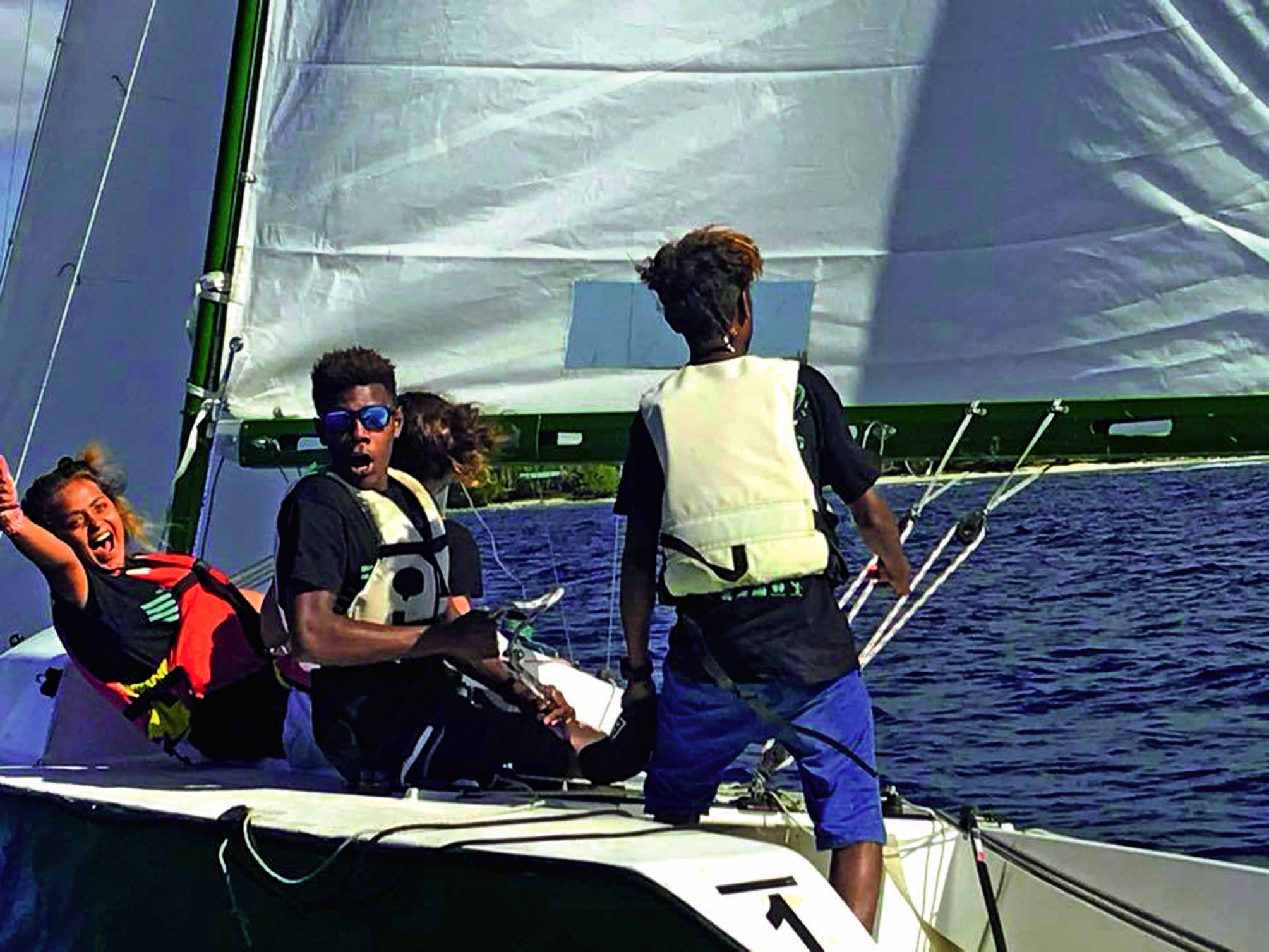 Roberson Wauka à la barre, Waifit Hnepeune au génois, Léo Genin-Juni et Christian Ihily se sont classés seconds et sont qualifiés pour la finale territoriale.