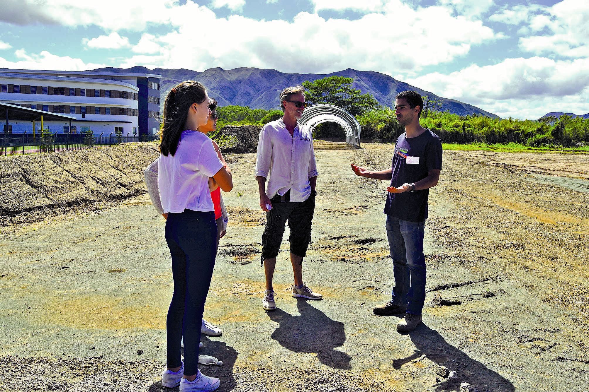 Derrière le lycée, cette grande parcelle sera cultivée par les élèves du pôle agricole.