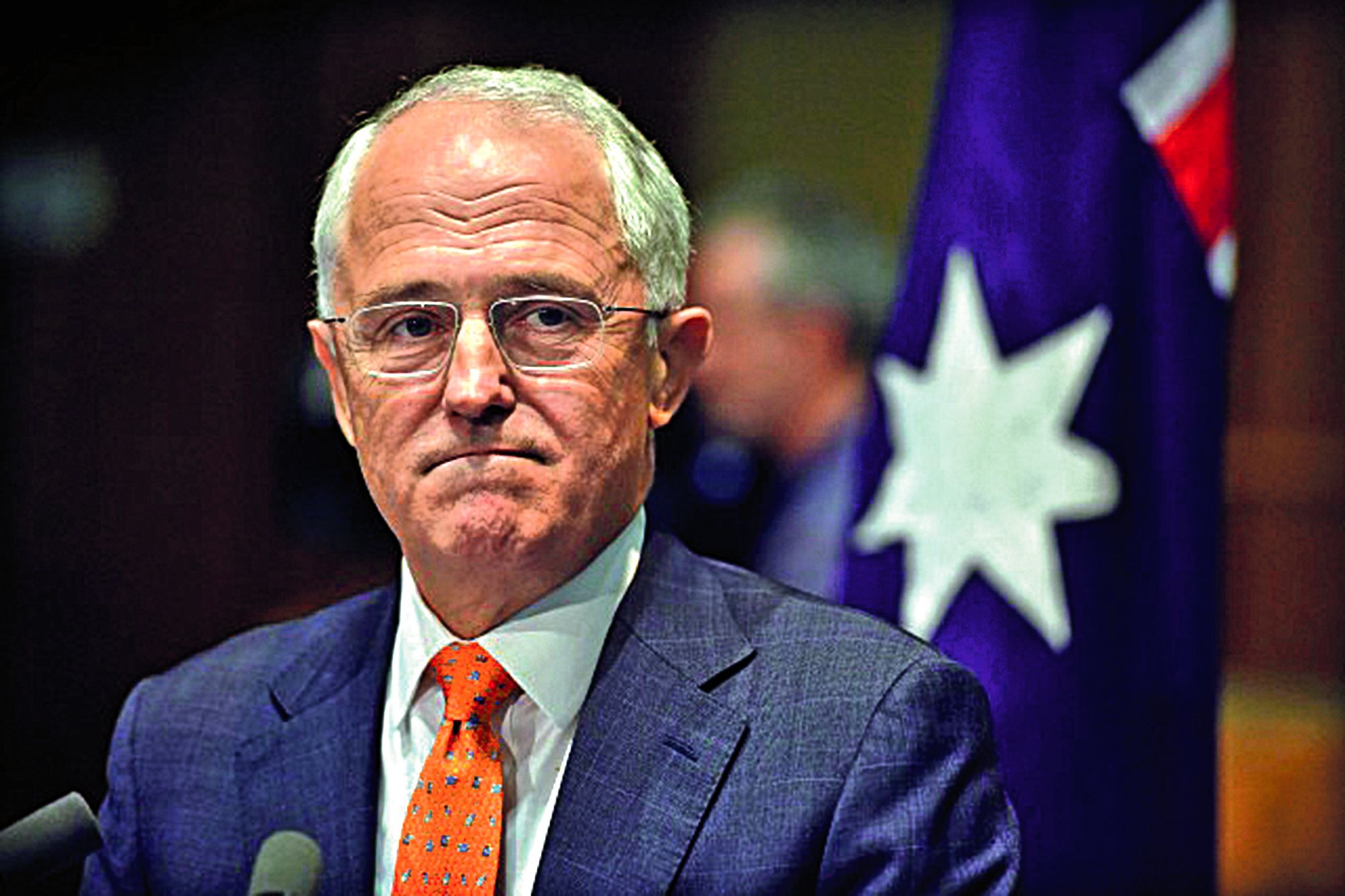 Malcolm Turnbull (photo) a désigné Peter Dutton comme le responsable de son éviction. Photo AFP