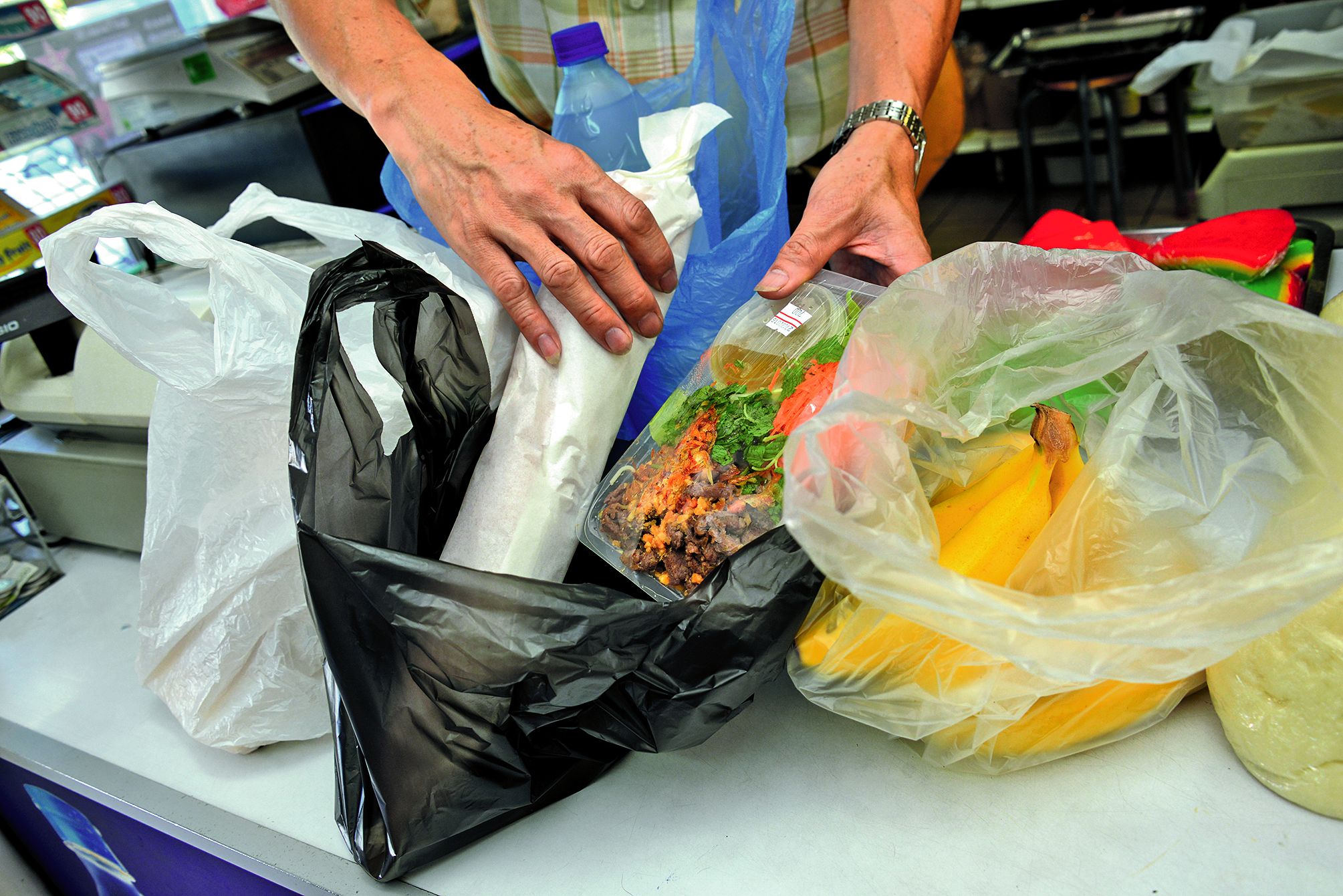 « L’impact est tel, qu’aujourd’hui des scientifiques suggèrent que les sacs plastique tueraient plus d’espèces que le réchauffement climatique » remarque le parti des députés. Photo Julien Cinier