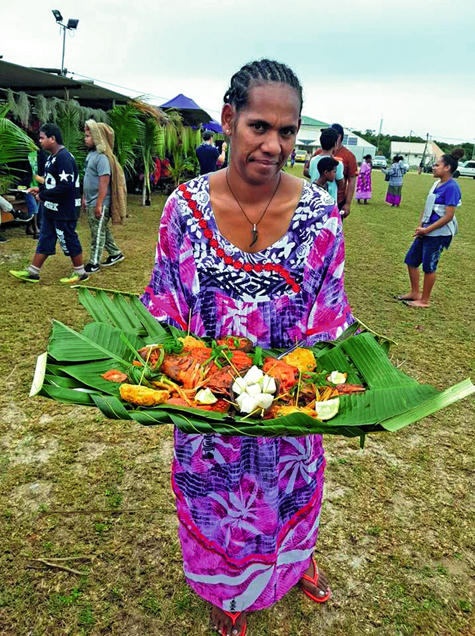 Le thème de la fête, mis en place par le comité de fêtes  de Iaaï, était axé sur le panier du terroir des îles Loyauté.  Et il donnait de quoi réaliser de succulents plats.