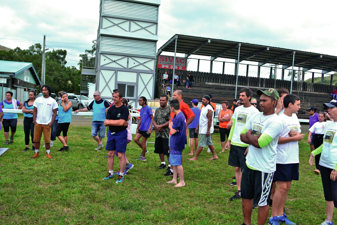 Les concurrents ont été solidaires. Ils n’ont pas hésité à soutenir leurs adversaires en attendant leur tour.