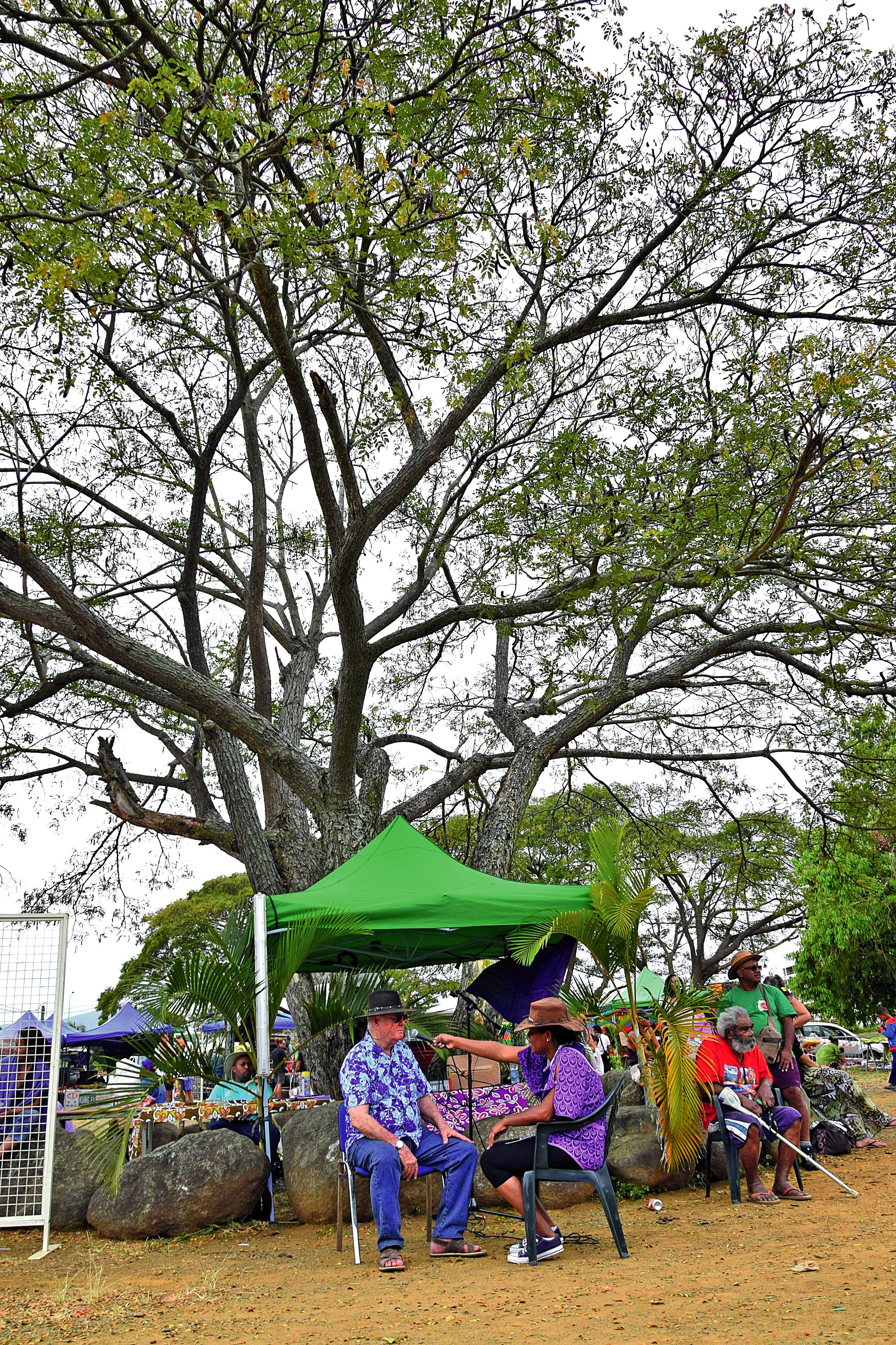 A midi, divers intervenants ont retracé l’histoire de Koné : Jean-Yves Meuric, Sylvio Loquet ou encore M. Charpin (photo).