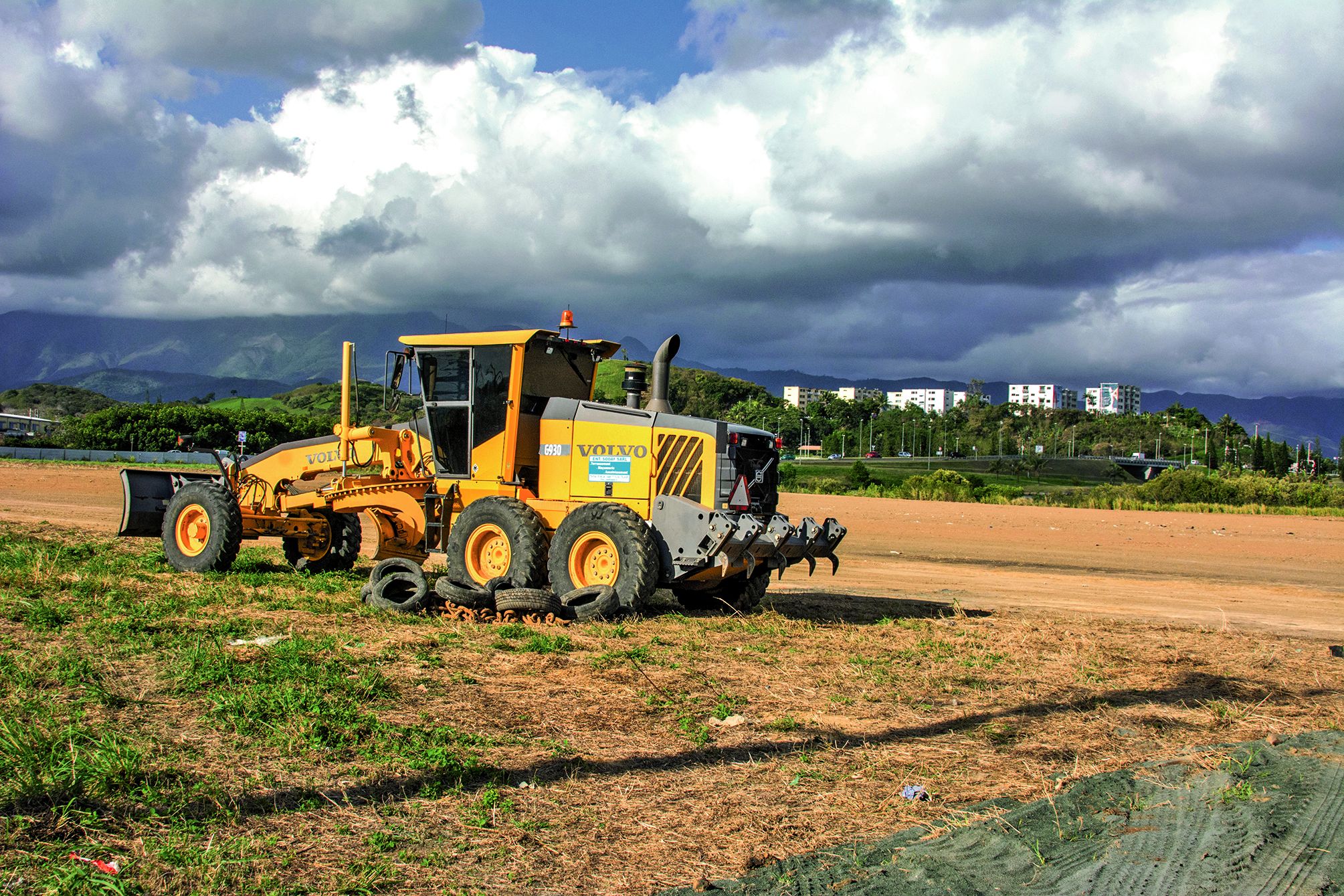 Le terrain de l’Anse Uaré. La surface au sol du projet dépasse les 17 000 mètres carrés. Julien Cinier