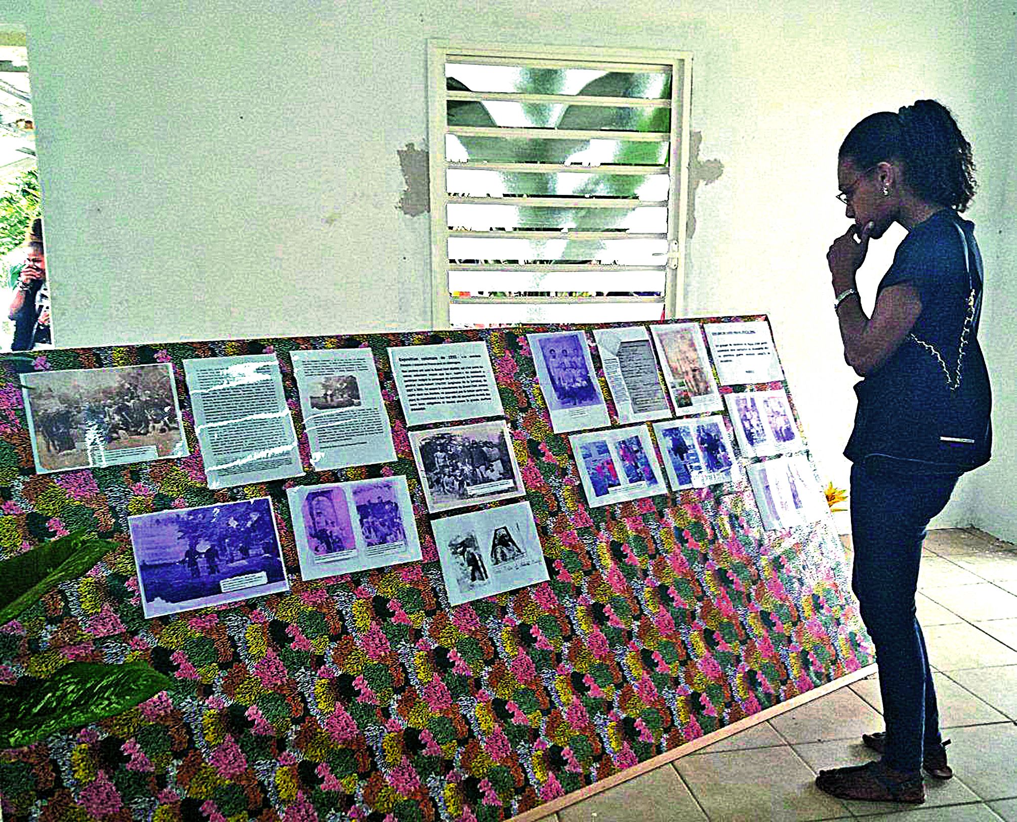 La famille Tyuienon  a proposé une exposition photo sur l’histoire  de leurs anciens, sur leur participation à la Première Guerre mondiale ou encore  à l’exposition coloniale.