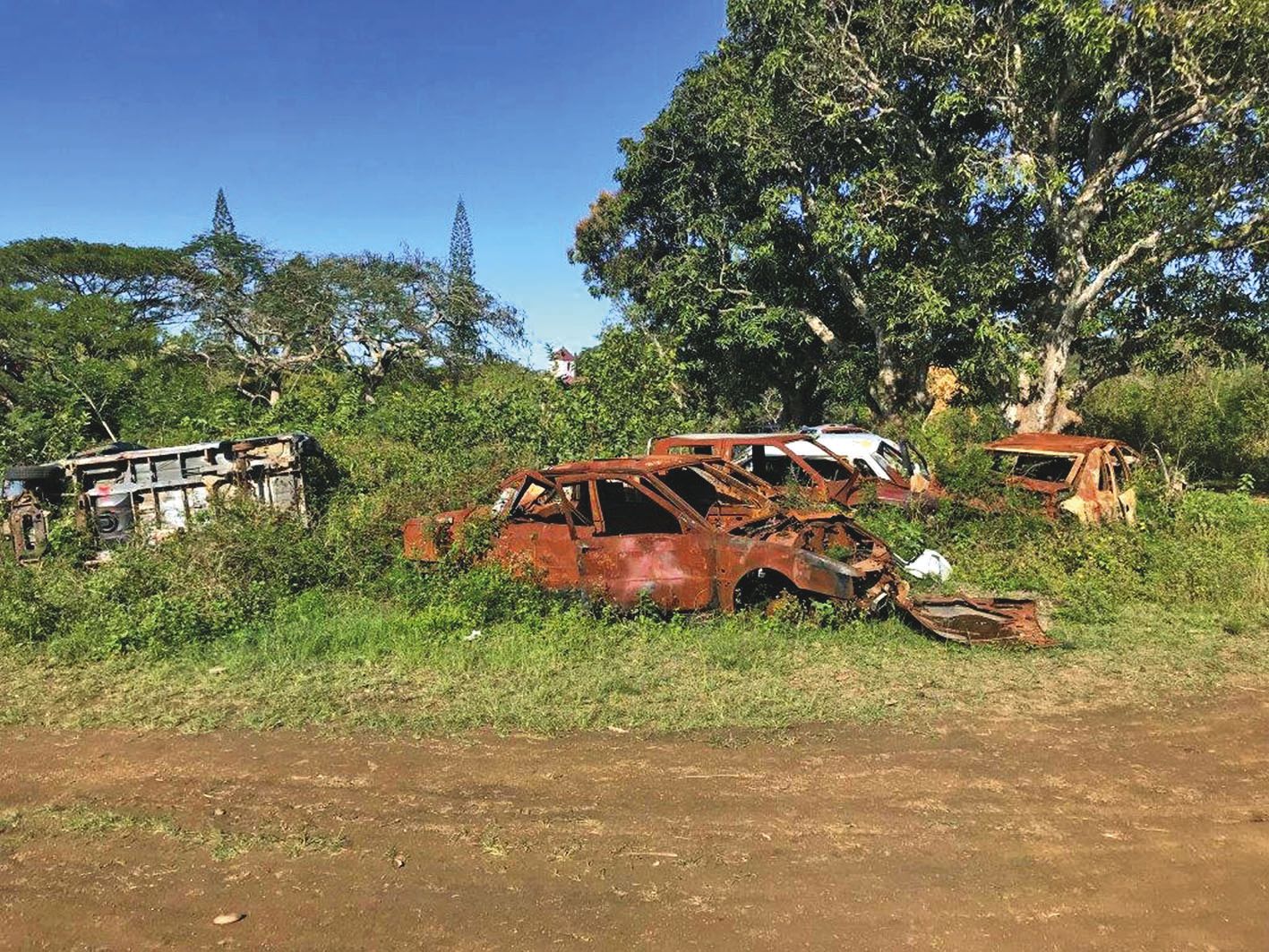 Outre le danger sanitaire, ces épaves constituent un danger pour  les enfants qui n’hésitent pas à jouer avec.