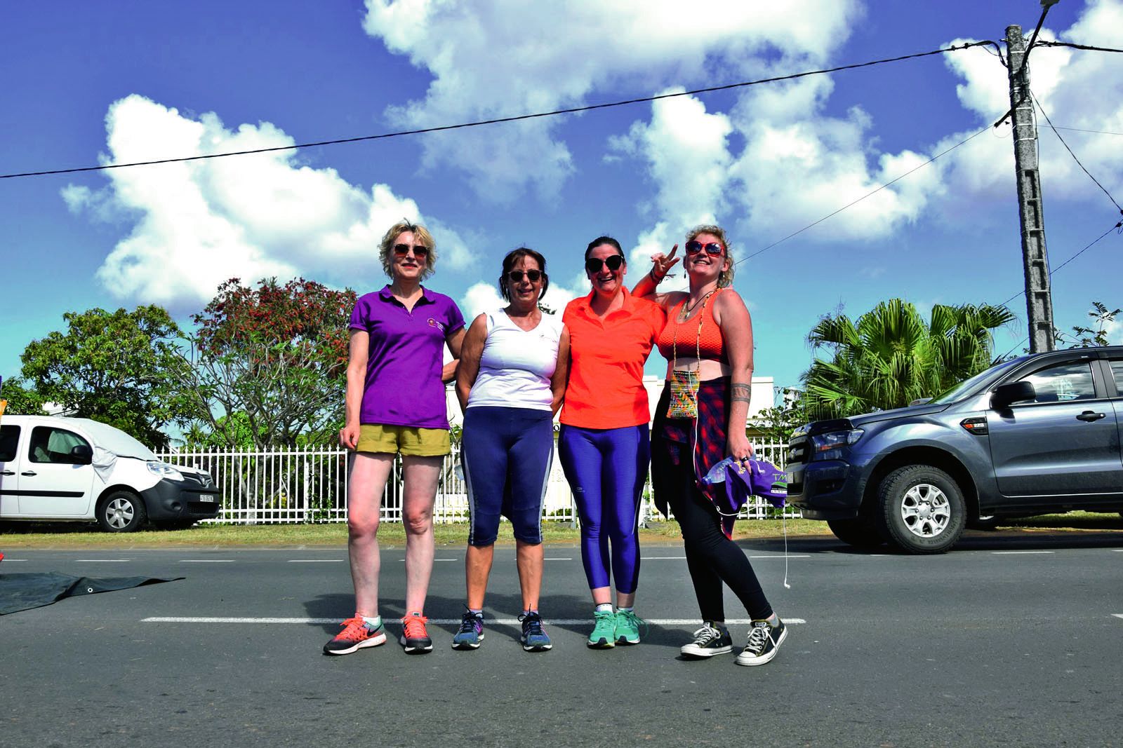 Sur le podium de la marche, ce n’est pas moins de quatre gagnantes, avec deux troisièmes ex aequo. Karine Dillensenger a remporté l’épreuve.