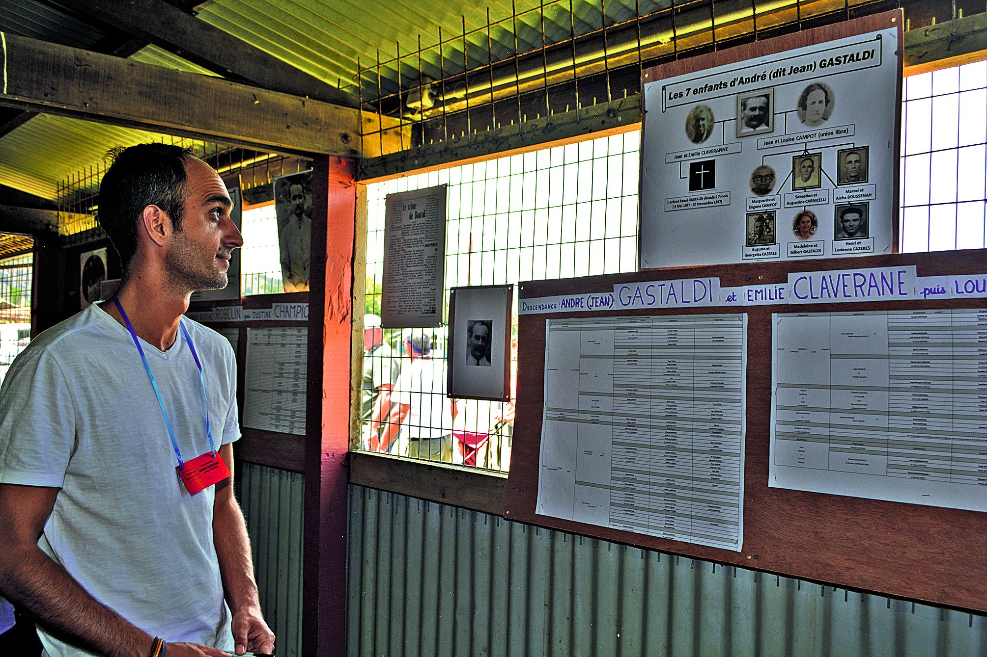Grâce à l’exposition préparée et installée par le Comité familial organisateur, dans le restaurant de Téné, les cousins et les cousines qui ont fait le déplacement ont pu découvrir l’histoire de leur famille. « Toutes les données exposées et bien d’autres informations précieuses figureront dans mon livre qui doit sortir fin 2018 », dévoile Jean-Bernard Fukui, lui-même descendant du couple Christophoro et Maria-Margharita Gastaldi.