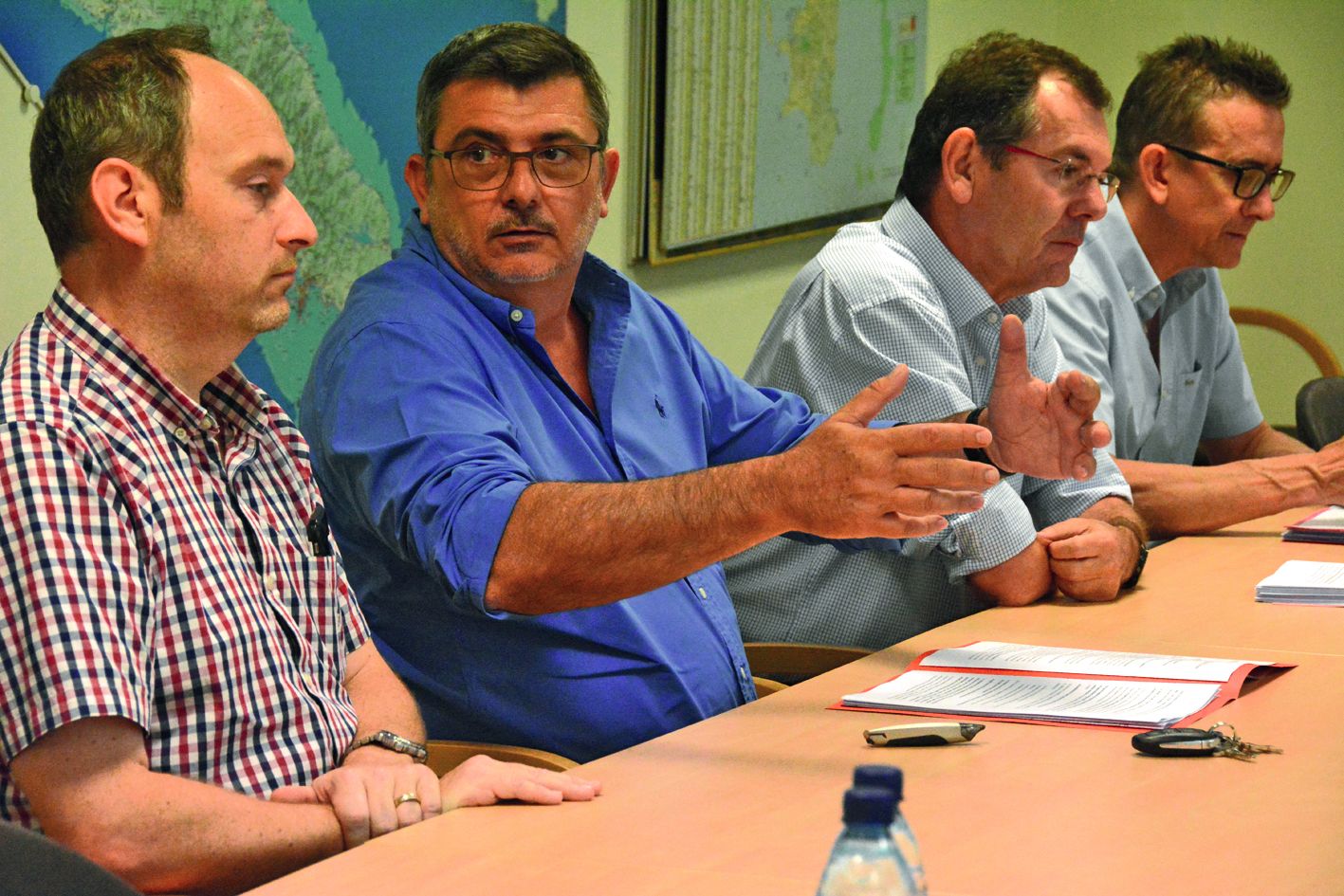 Philippe Germain, accompagné d’Éric Backès, directeur de la DSCGR, a voulu être clair : « il n’y aura pas de négociation ».