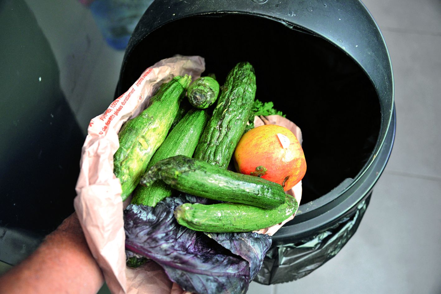 En Calédonie, de trop nombreux fruits et légumes finissent à la poubelle chaque année. Photo Thierry Perron
