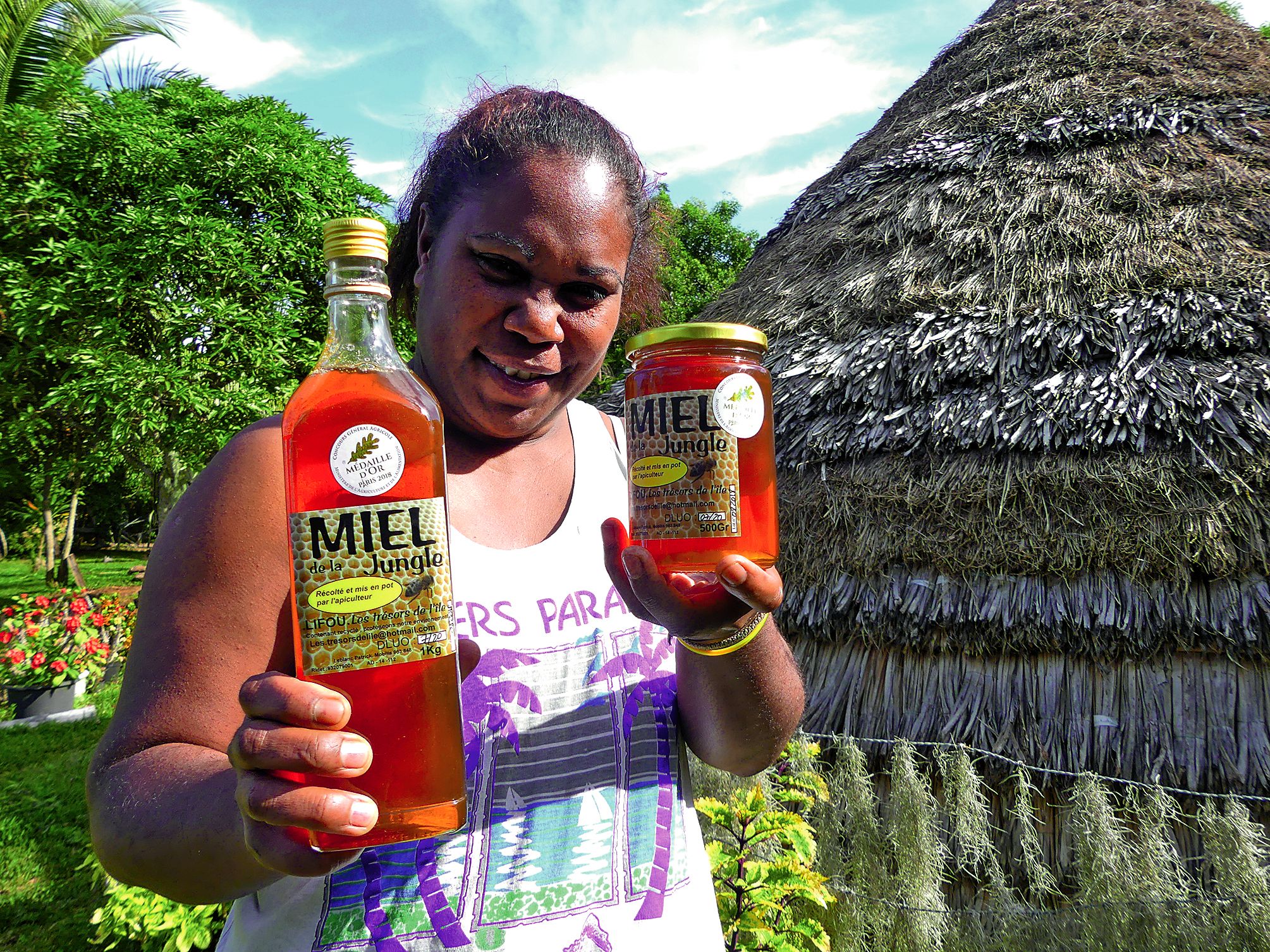 Le miel Les Tresors de l\'île-Miel de la jungle, de Prisca Wako Sinemaja, avait déjà remporté une médaille l’an passé.Photo Archives