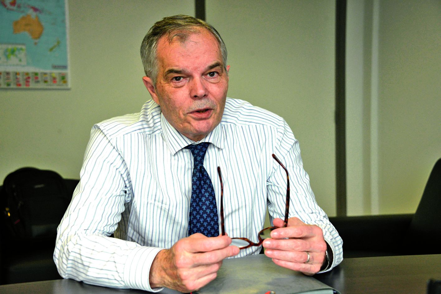 Patrick Werner est le président du directoire et un des actionnaires  de référence du groupe Vergnet. Thierry Perron