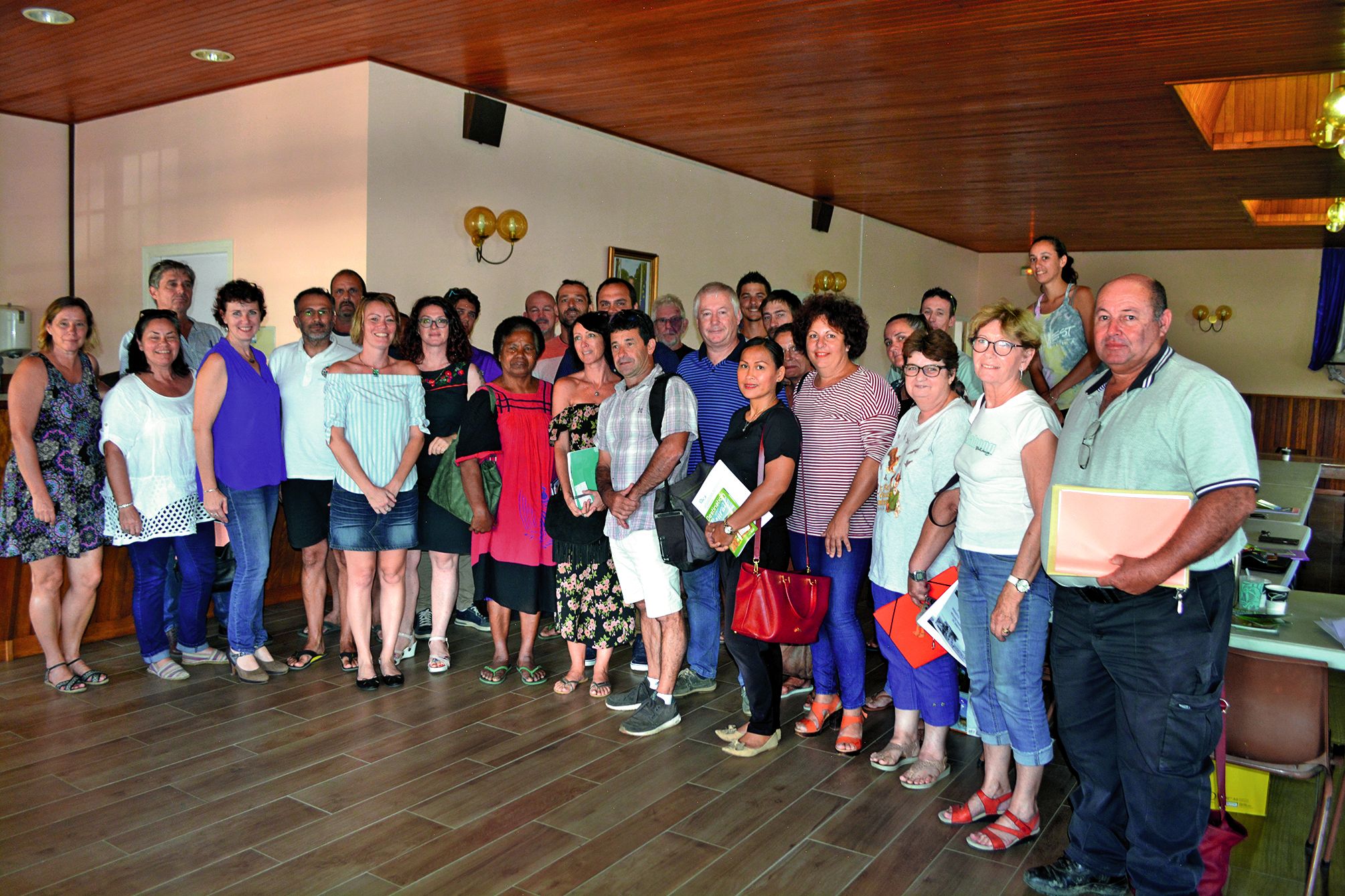Bourail tourisme a tenu son assemblée générale ordinaire dans la salle de réception de la mairie. Photo N.B.