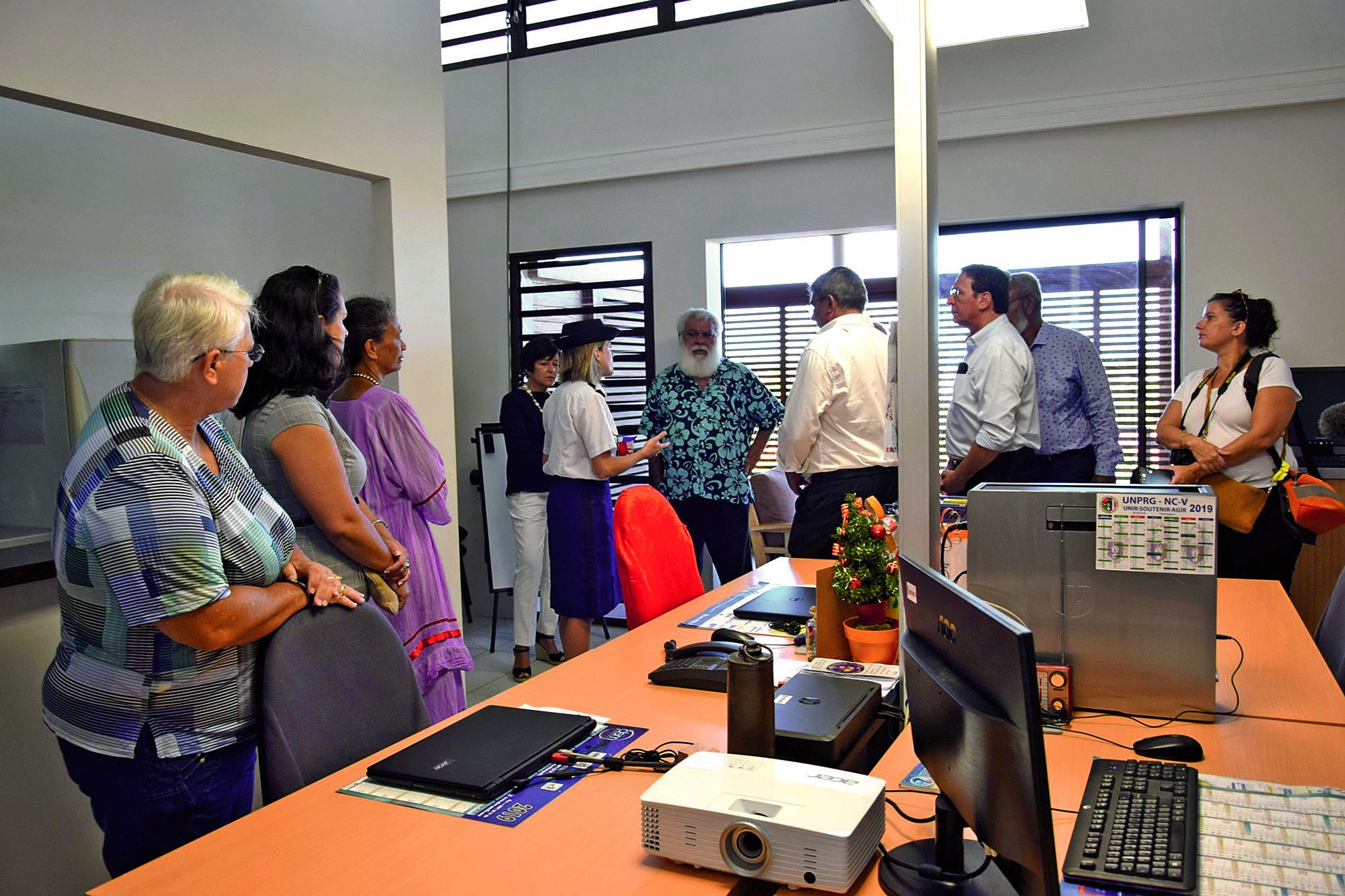 Une visite a été organisée dans les locaux de la brigade  de prévention de la délinquance juvénile.