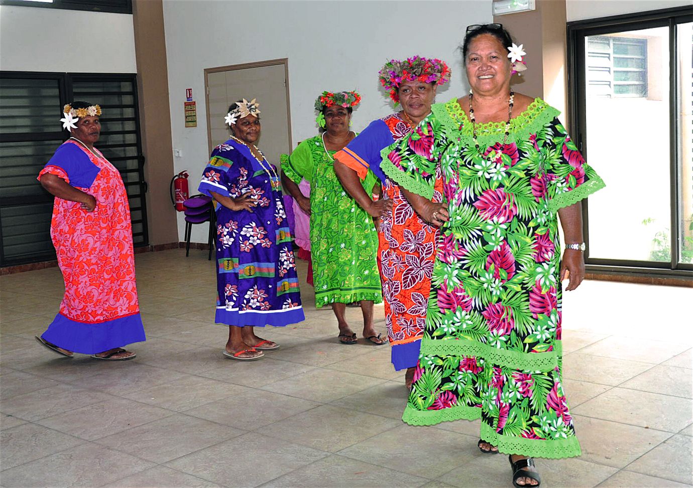 La résidence de couture s’est terminée, jeudi, par un défilé avec les réalisations de ces quatre jours de formation.