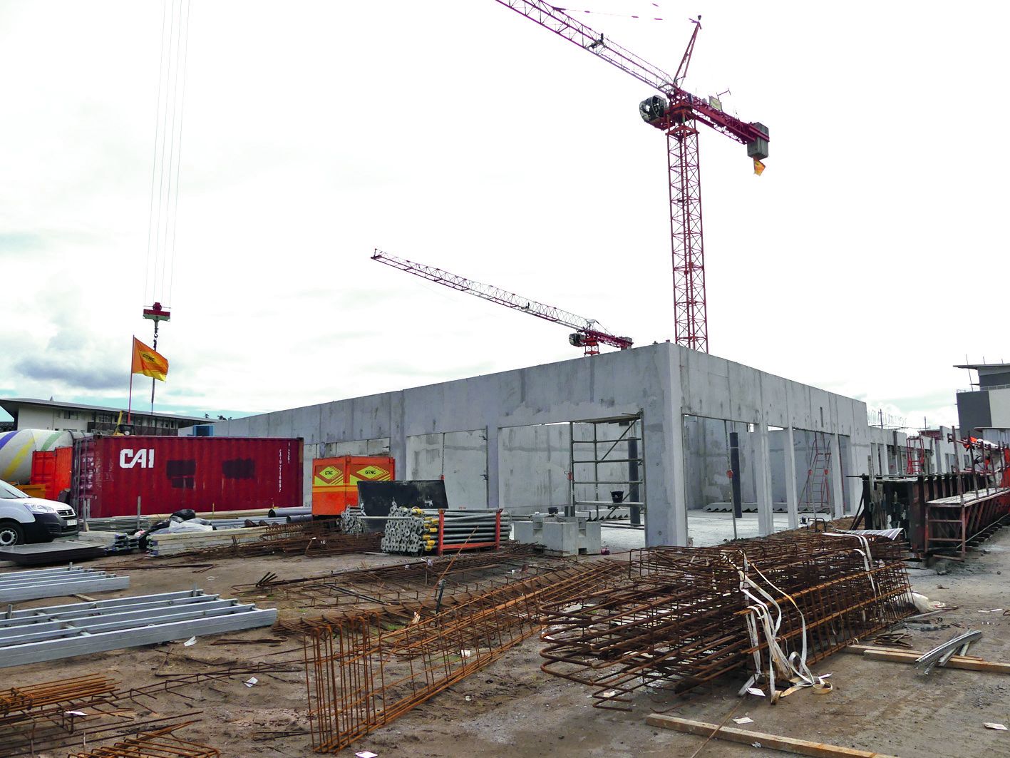 Un parking de 31 places est prévu, dont trois pour les personnes handicapées et trois autres pour les deux-roues. Photo G.R.