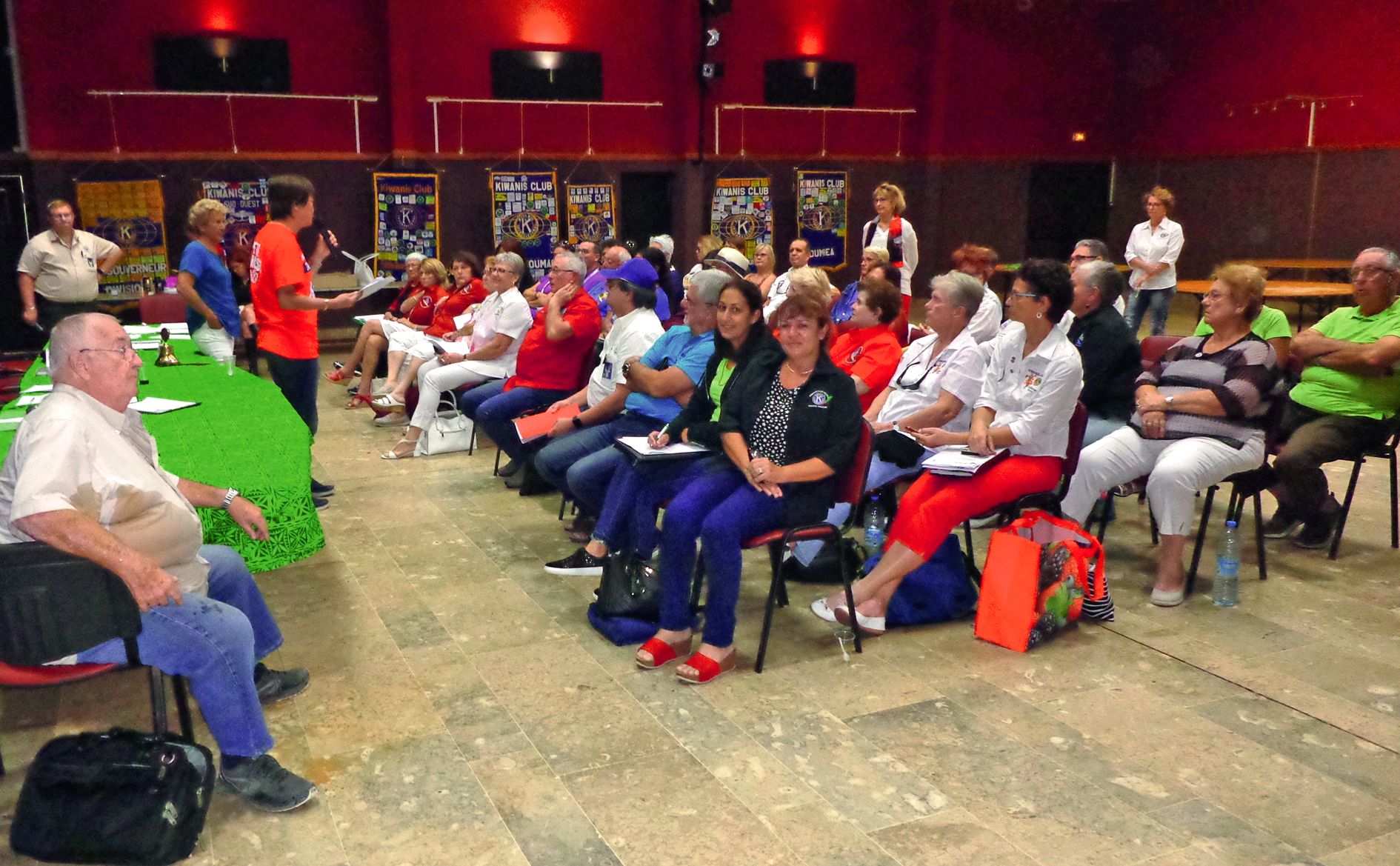 Les soixante-dix représentants des douze clubs du pays se sont retrouvés  à La Foa pour ce rendez-vous trimestriel.Photo E.J.