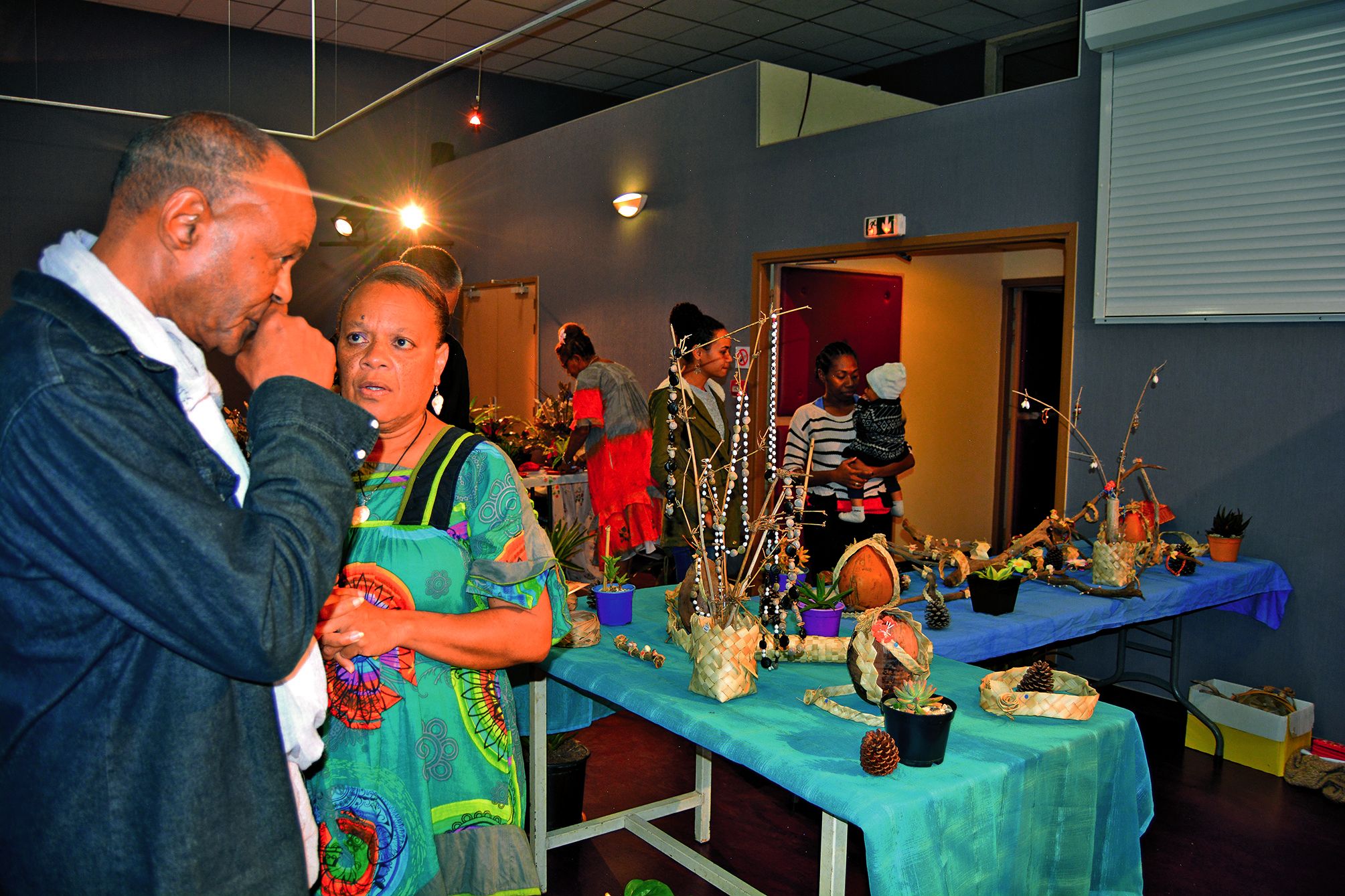 Lors de l’inauguration, les exposants ont pu discuter et partager leur passion avec le public.