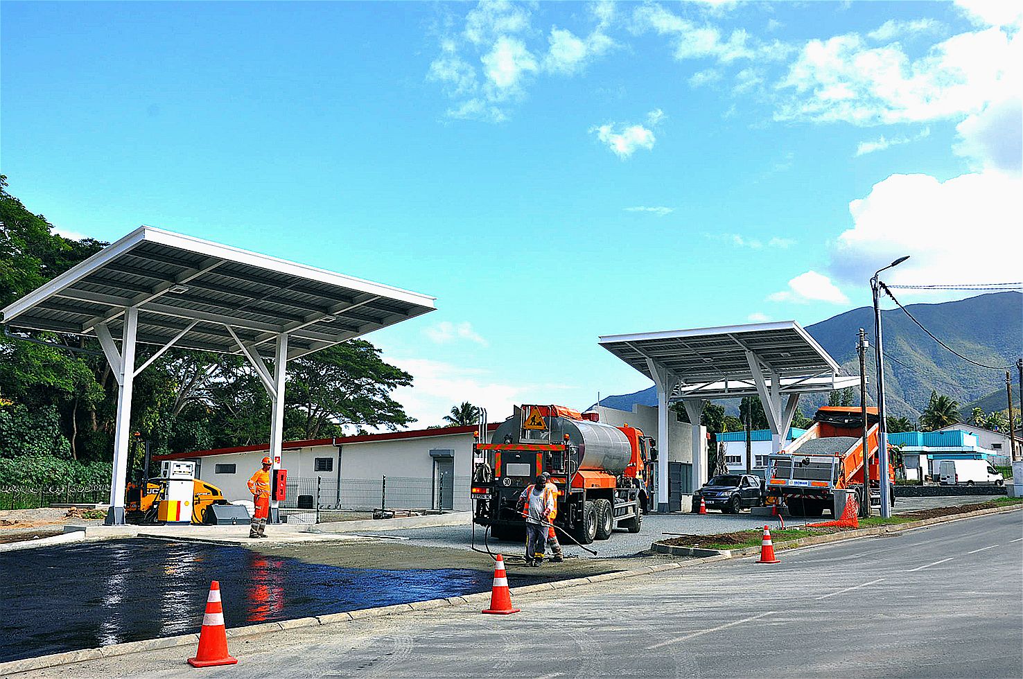 Les travaux devraient être terminés jeudi.