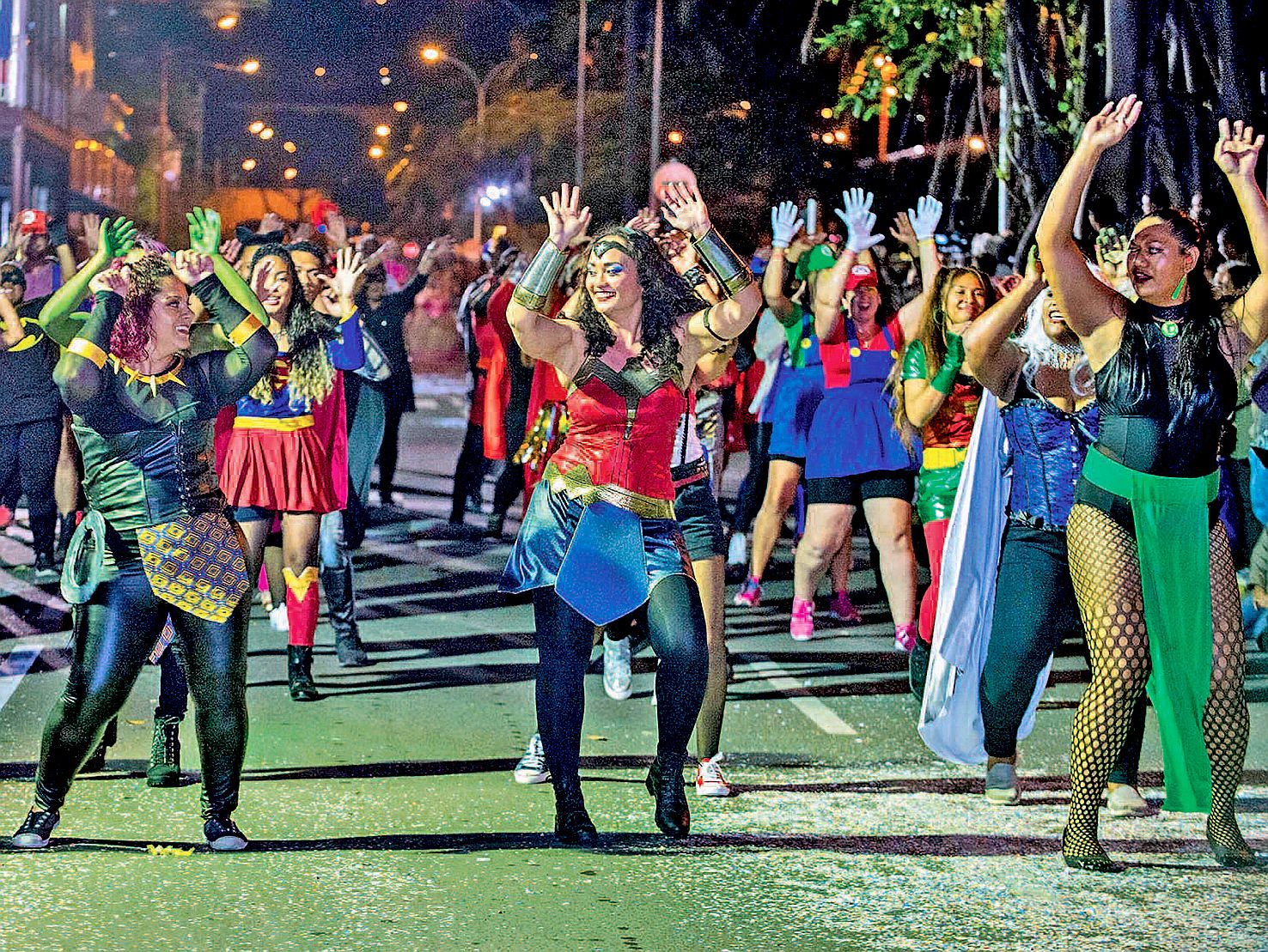 L’année dernière, le carnaval de Nouméa n’avait pas de thème précis.  Les carnavaliers étaient libres d’improviser. Photo archives LNC