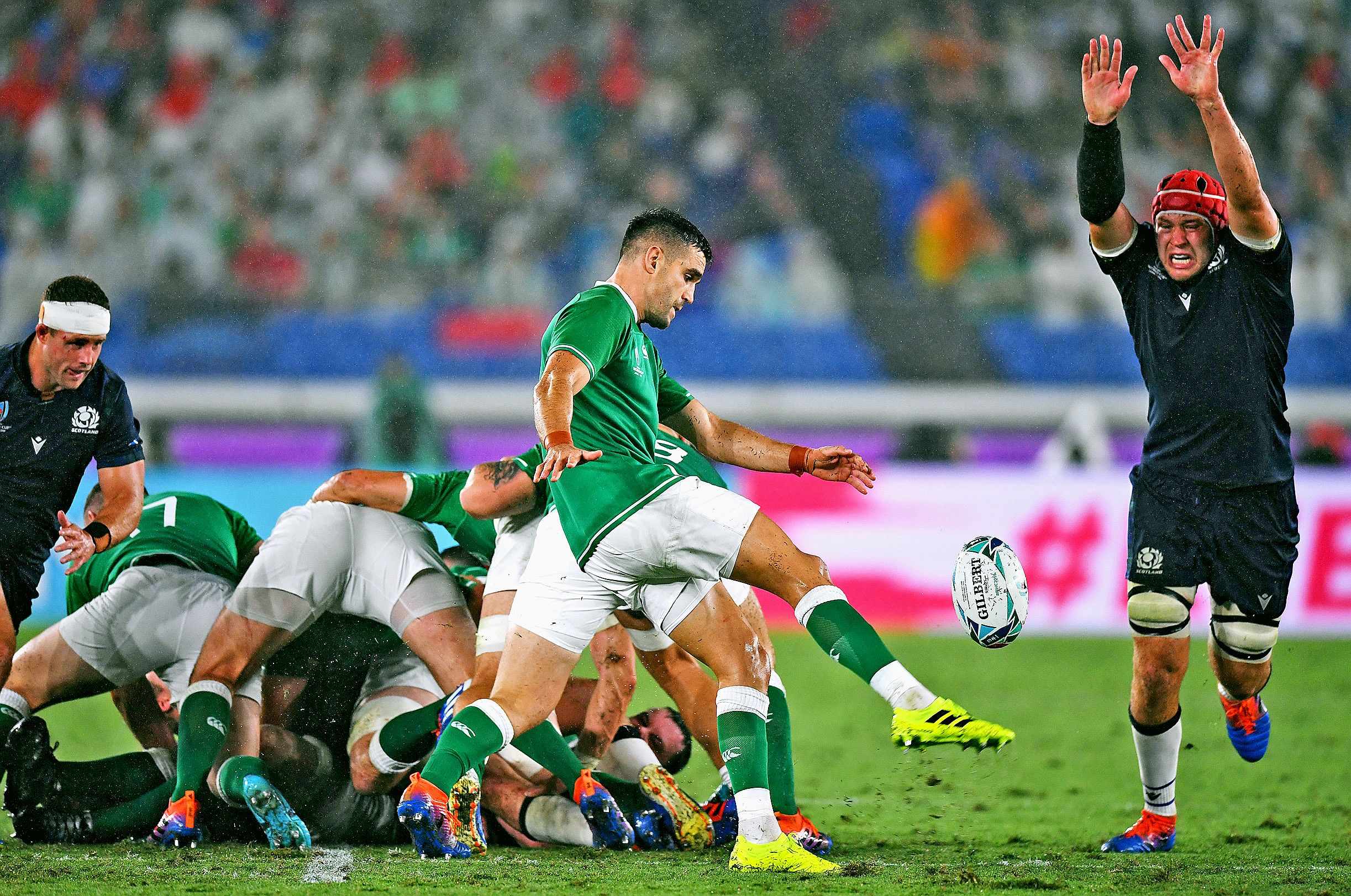 Conor Murray, le demi de mêlée irlandais, a varié son jeu et aussi pris le relais  de Jonathan Sexton dans l’exercice des tirs au but. Photo AFP