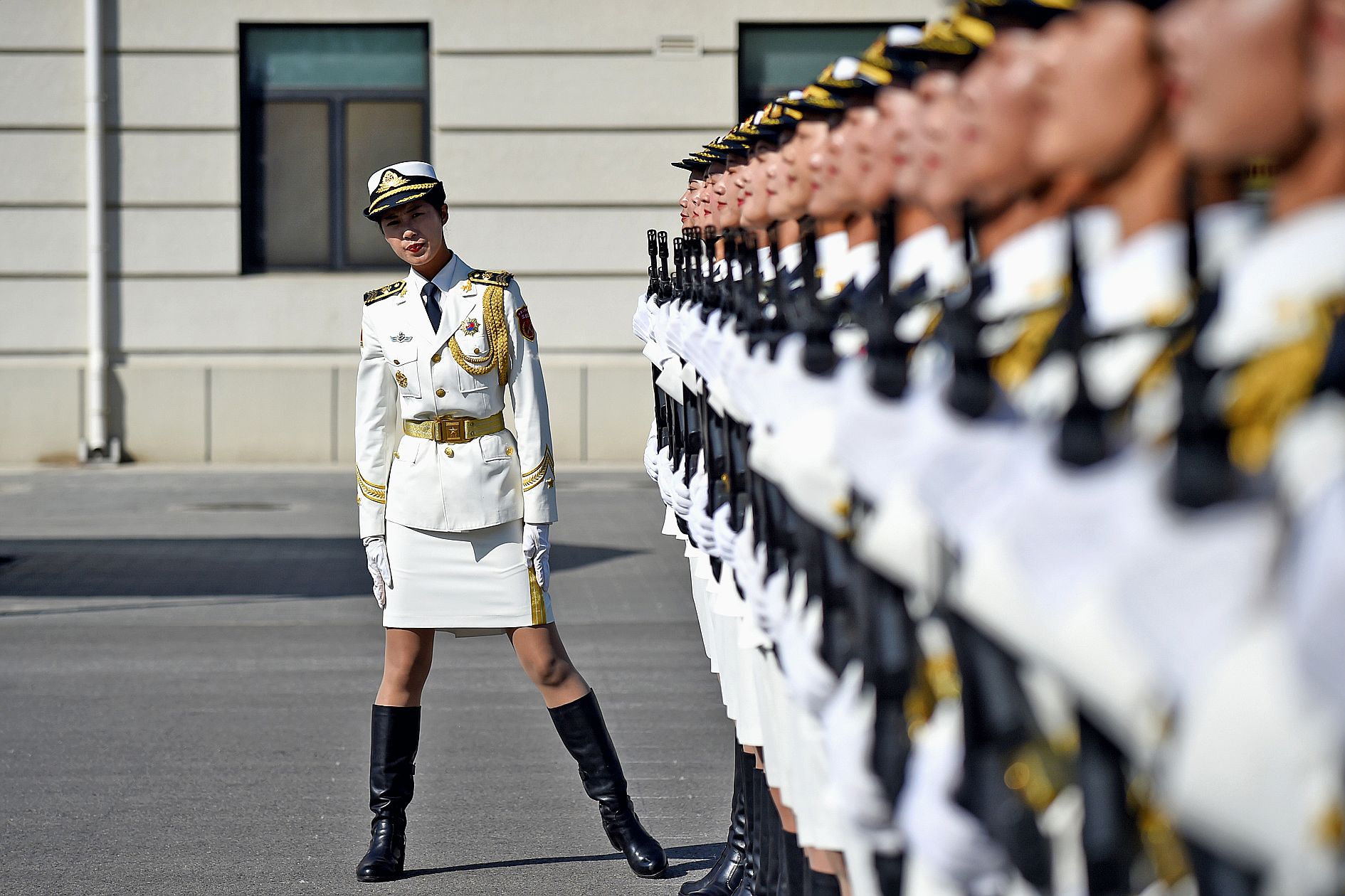 L’armée chinoise a assuré que le défilé n’aurait pas pour objectif de « montrer les muscles ».Photo AFP