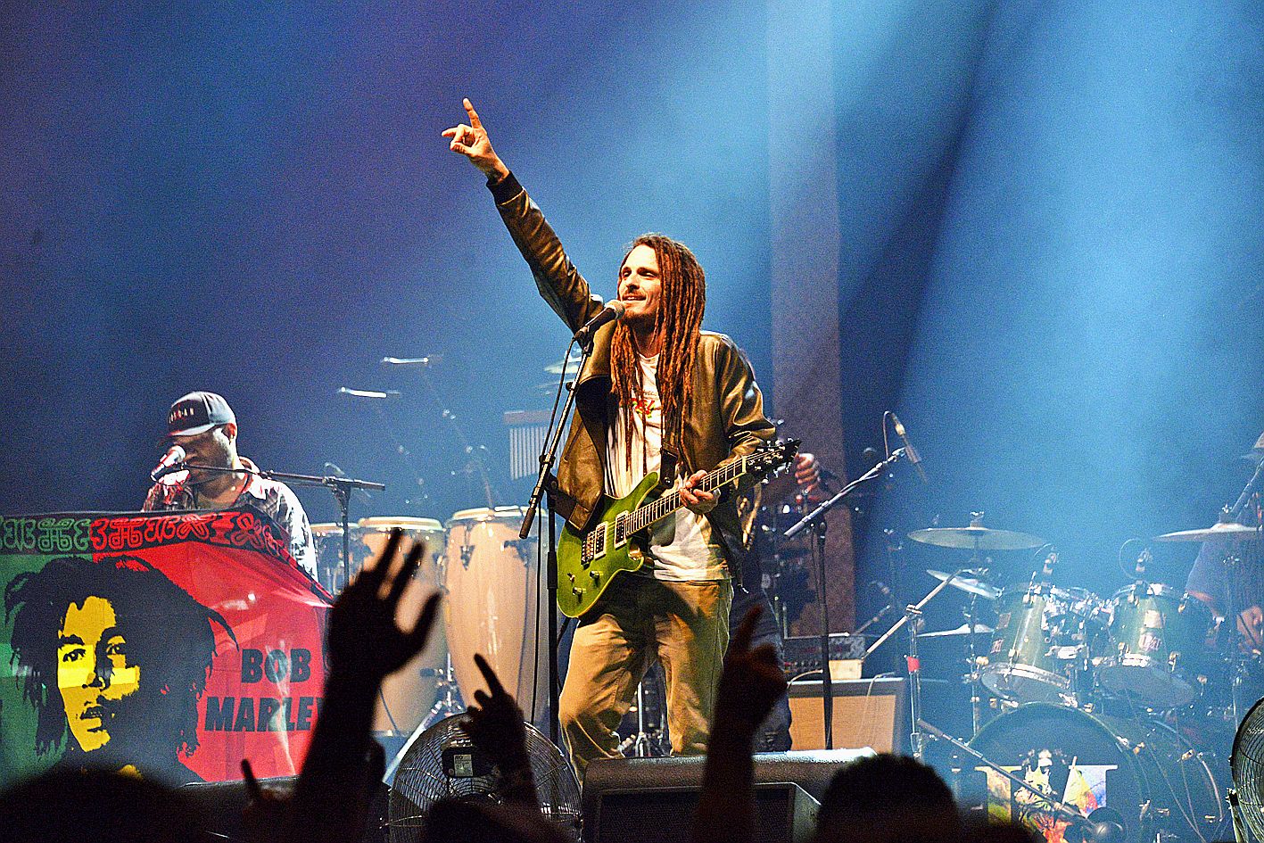 C’est Fab qui a assuré la première partie des Américains avec les morceaux de son tout récent dernier album.