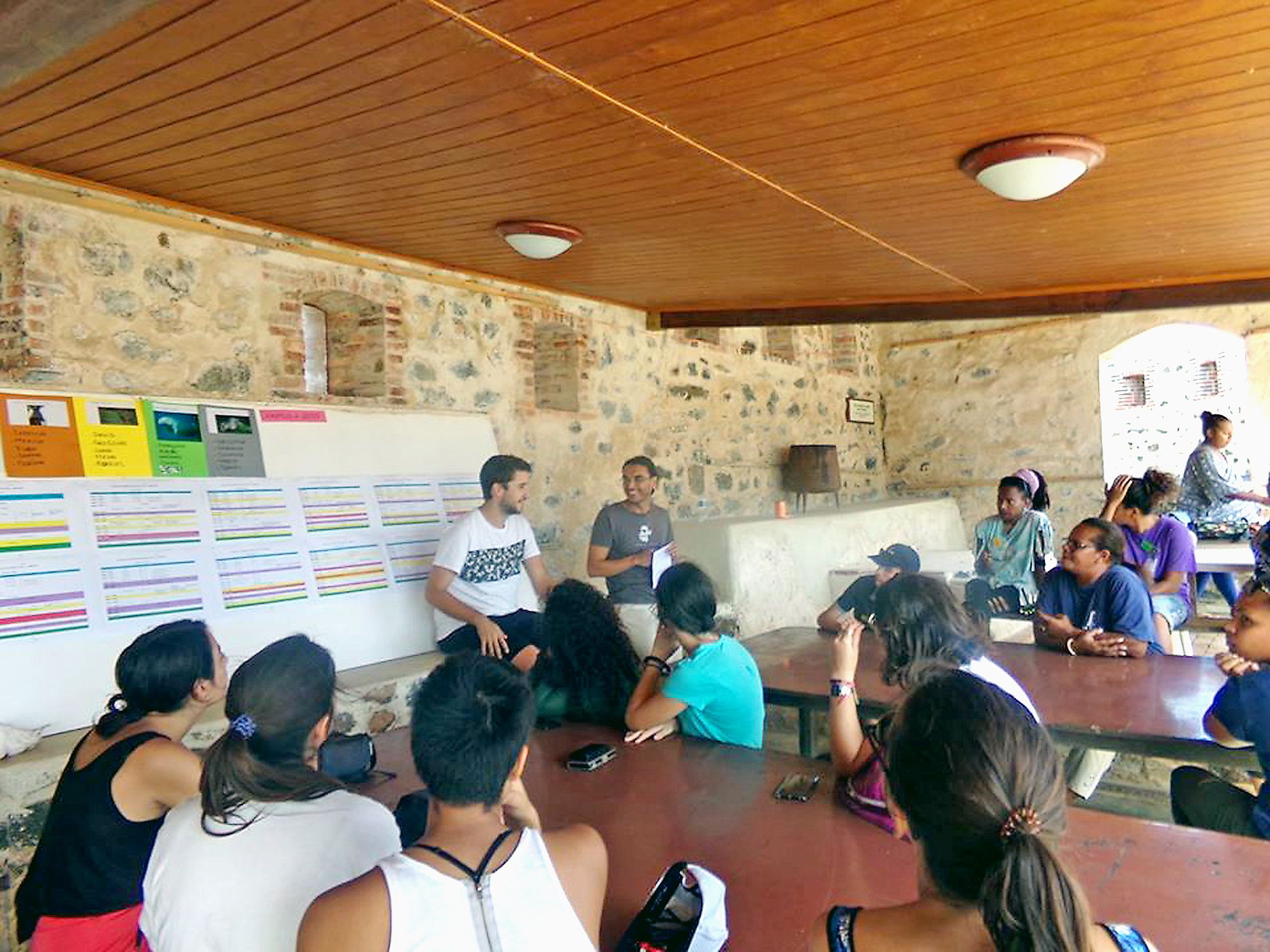 Après dix jours d’intenses échanges et de partage entre les dix jeunes Canariens et Calédoniens, samedi, au fort Téremba, l’heure était au bilan.