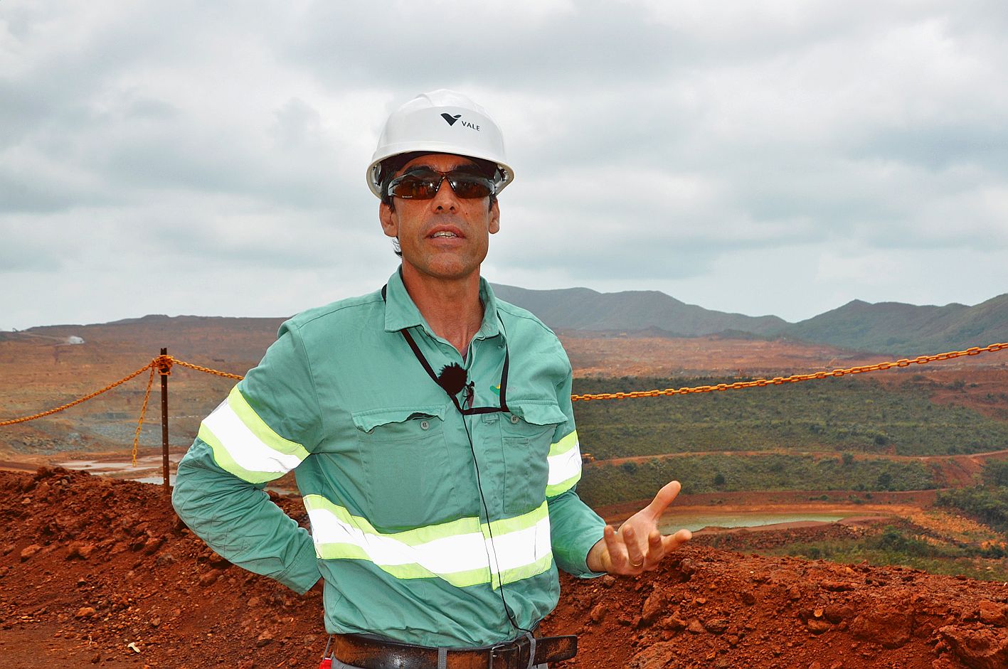 Le projet d’export de saprolite ne modifie pas le plan minier de Vale NC, selon Thierry Crastes, directeur de la mine par intérim.