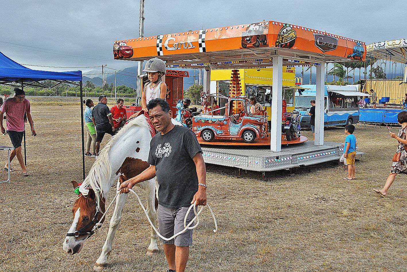 Pégase, le centre équestre et le poney club de la commune, ont proposé des balades à cheval et en calèches dans la plaine.