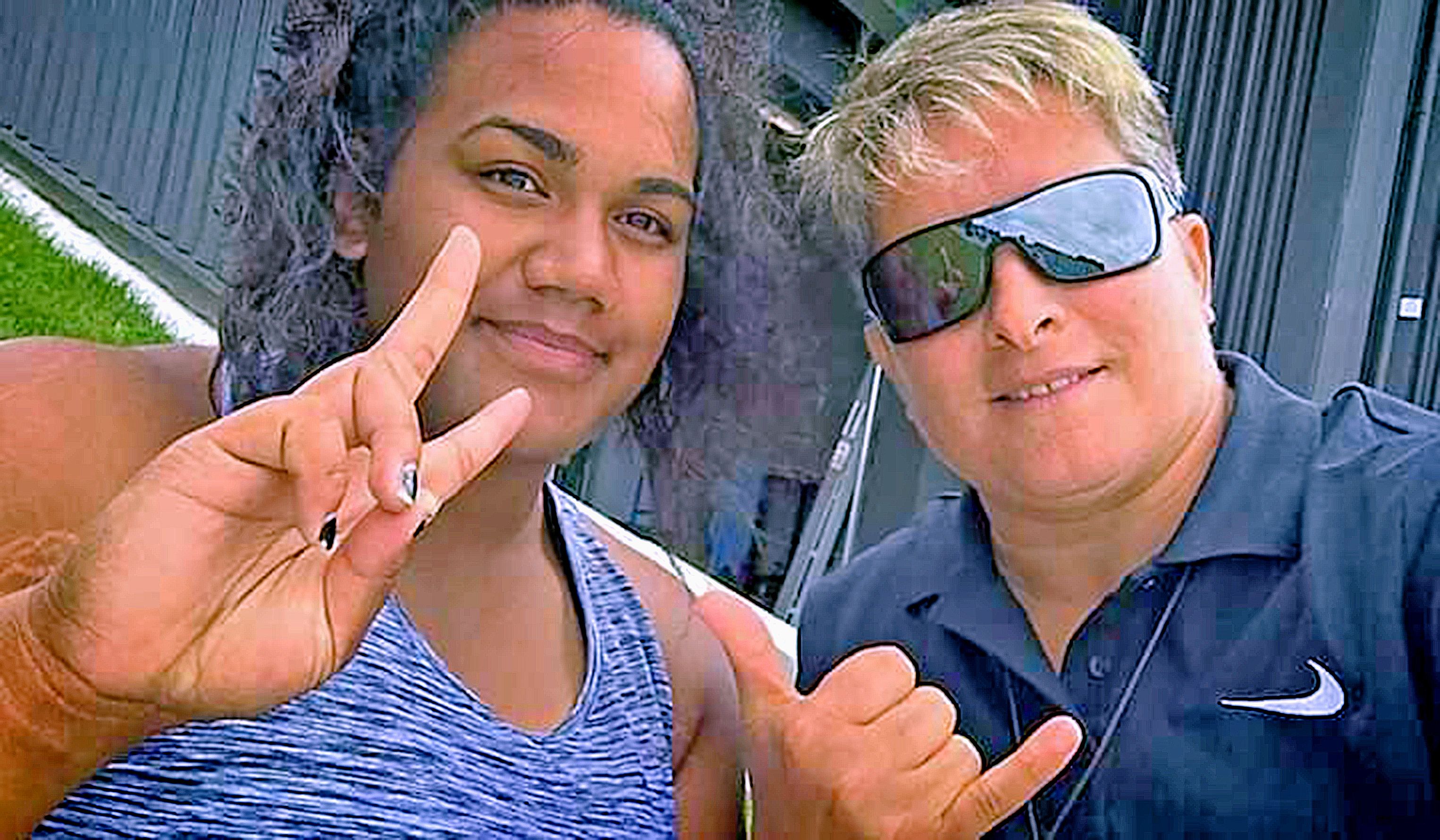 Ashley Bologna avec sa coach Sandra Lambrani :  un duo qui donne de bons résultats.