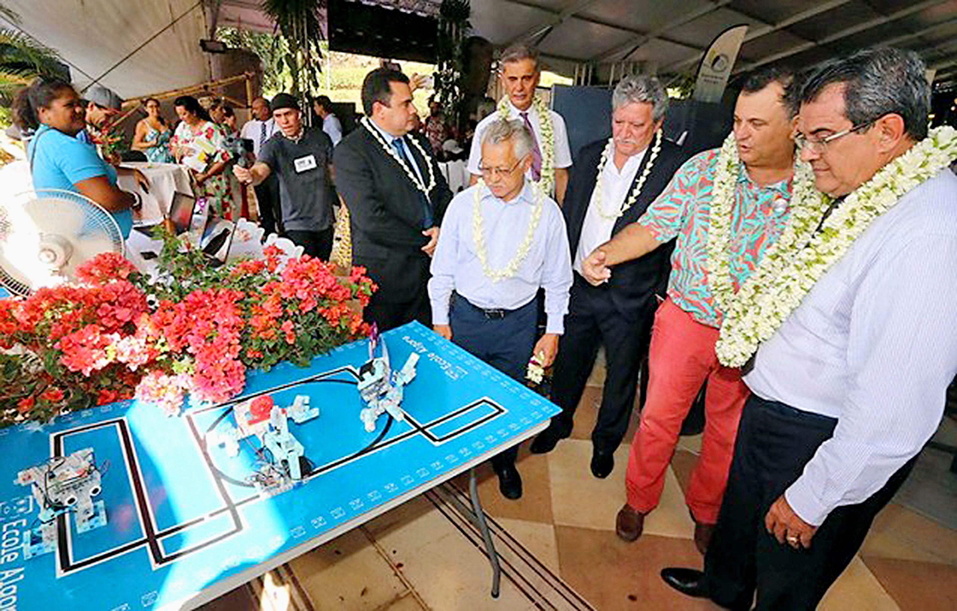 Lors du Digital Festival en Polynésie en octobre. Photo Présidence de Polynésie