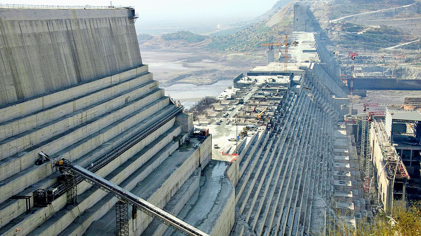 Le barrage doit fournir 6 000 mégawatts à l’Ethiopie d’ici 2022.Photo AFP