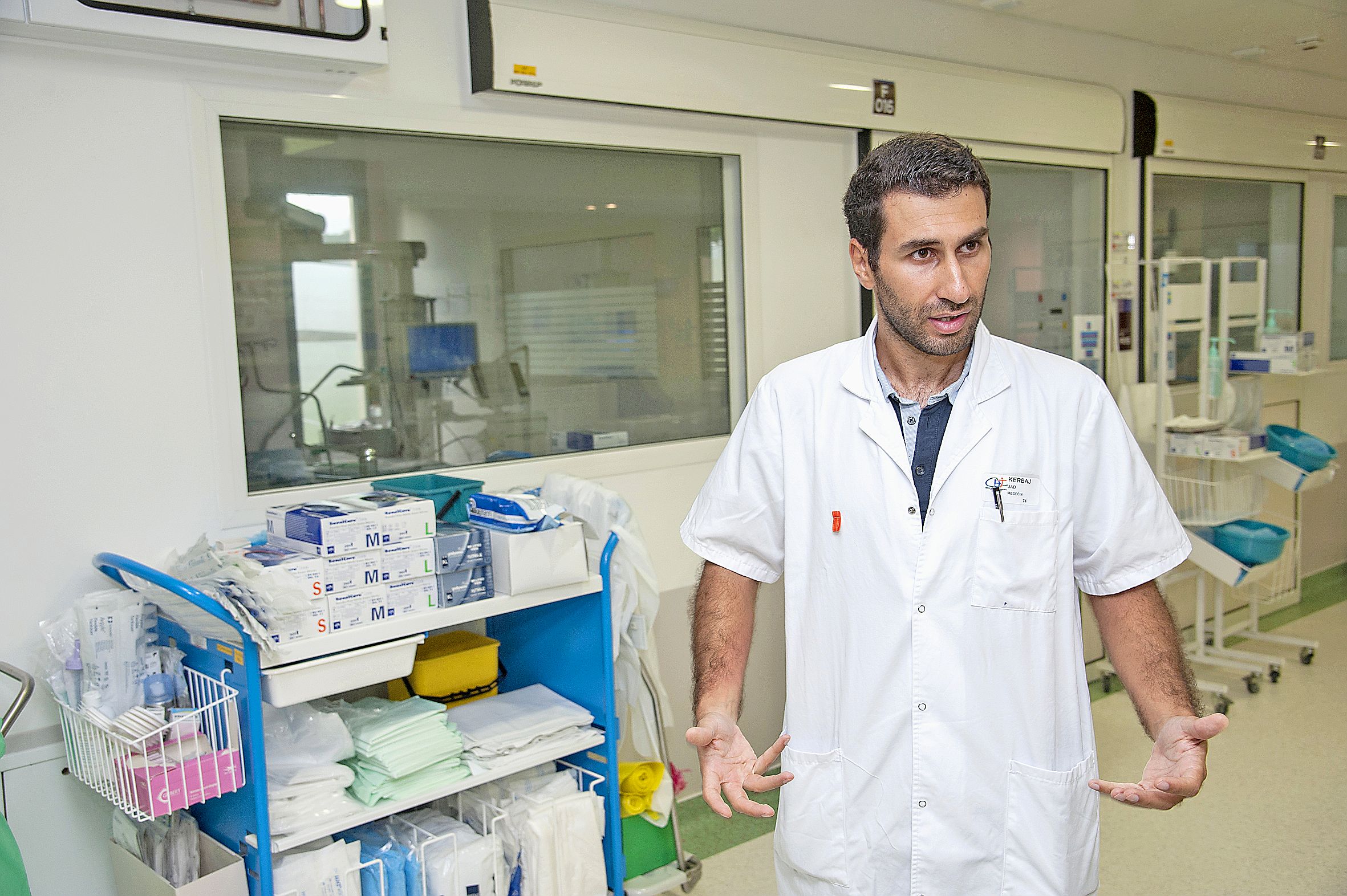 Le médecin infectiologue Jad Kerbaj pronostique de nouveaux cas positifs au coronavirus dans les quinze prochains jours. Photo Cyril Terrien