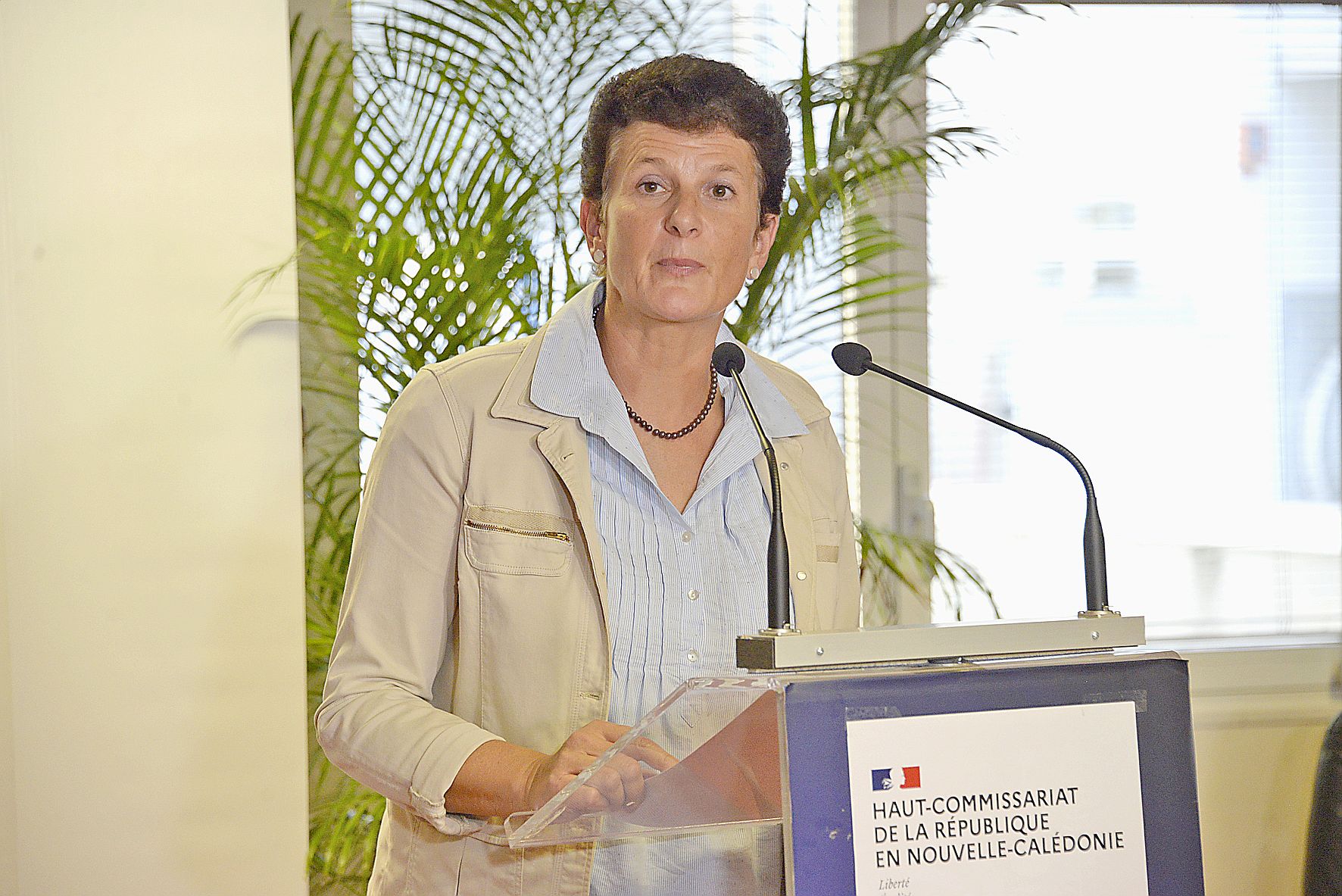 Florence Ghilbert-Bezard, commissaire déléguée en province Sud.Photo Thierry Perron