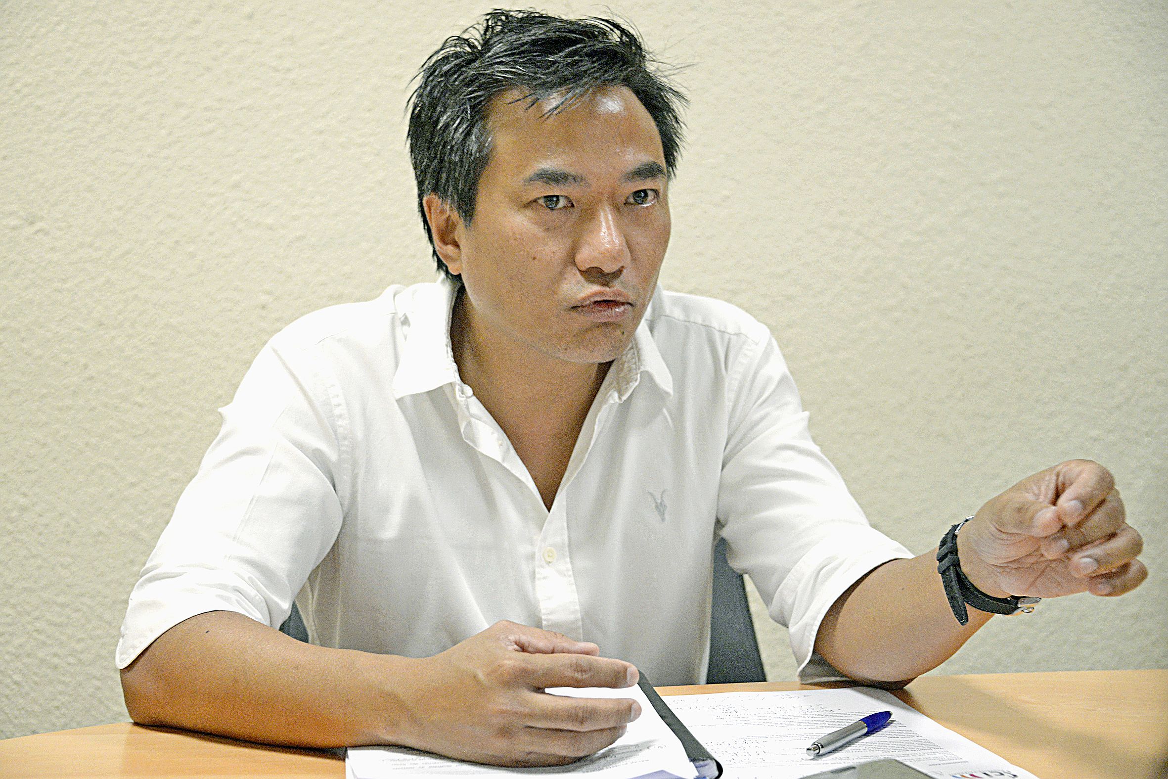 David Guyenne, président de la CCI.