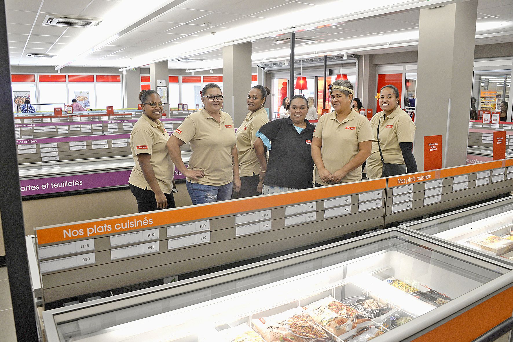 Quatre salariés travailleront au Thiriet d’Apogoti. Mais, hier, ils étaient nombreux à venir assister à l’ouverture du quatrième magasin.